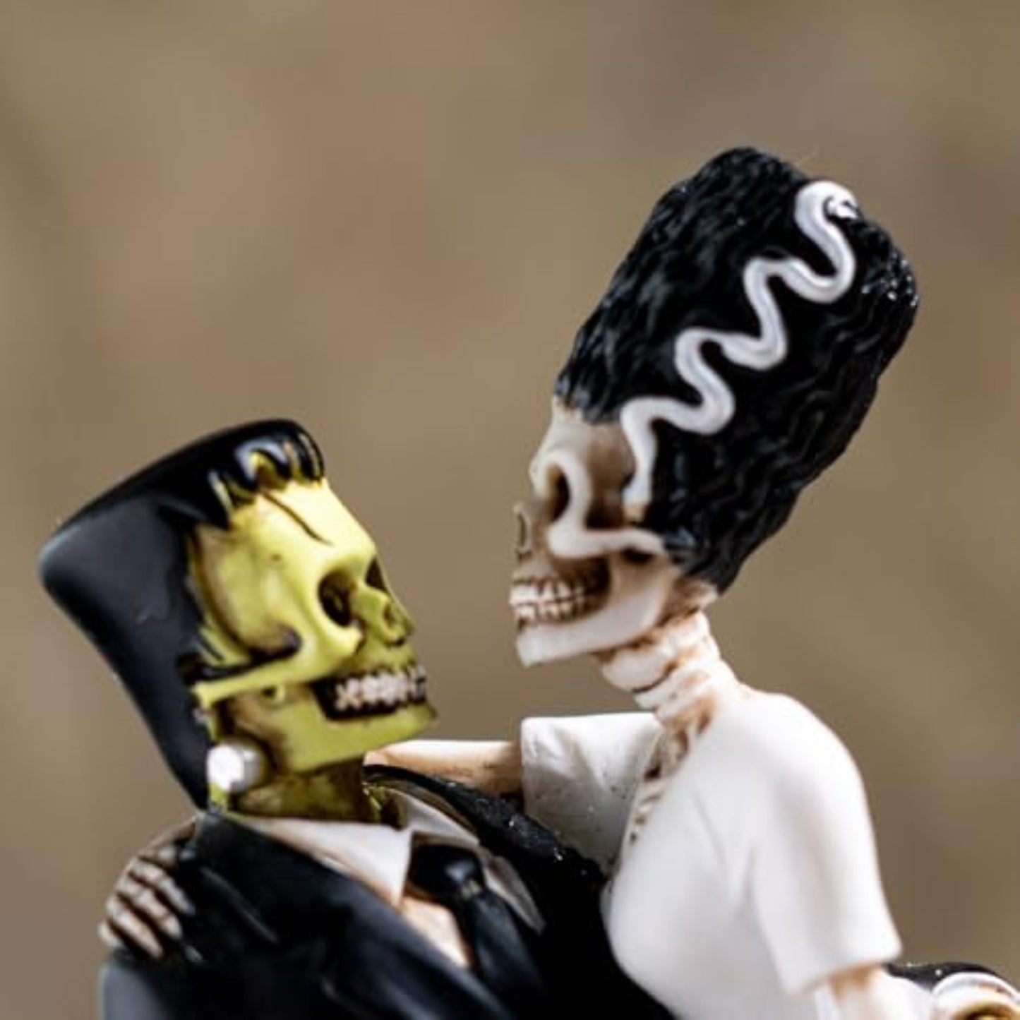 Eternal Love Frankenstein and Bride Figurine Wedding or Anniversary Collectible Figurine 7 inch