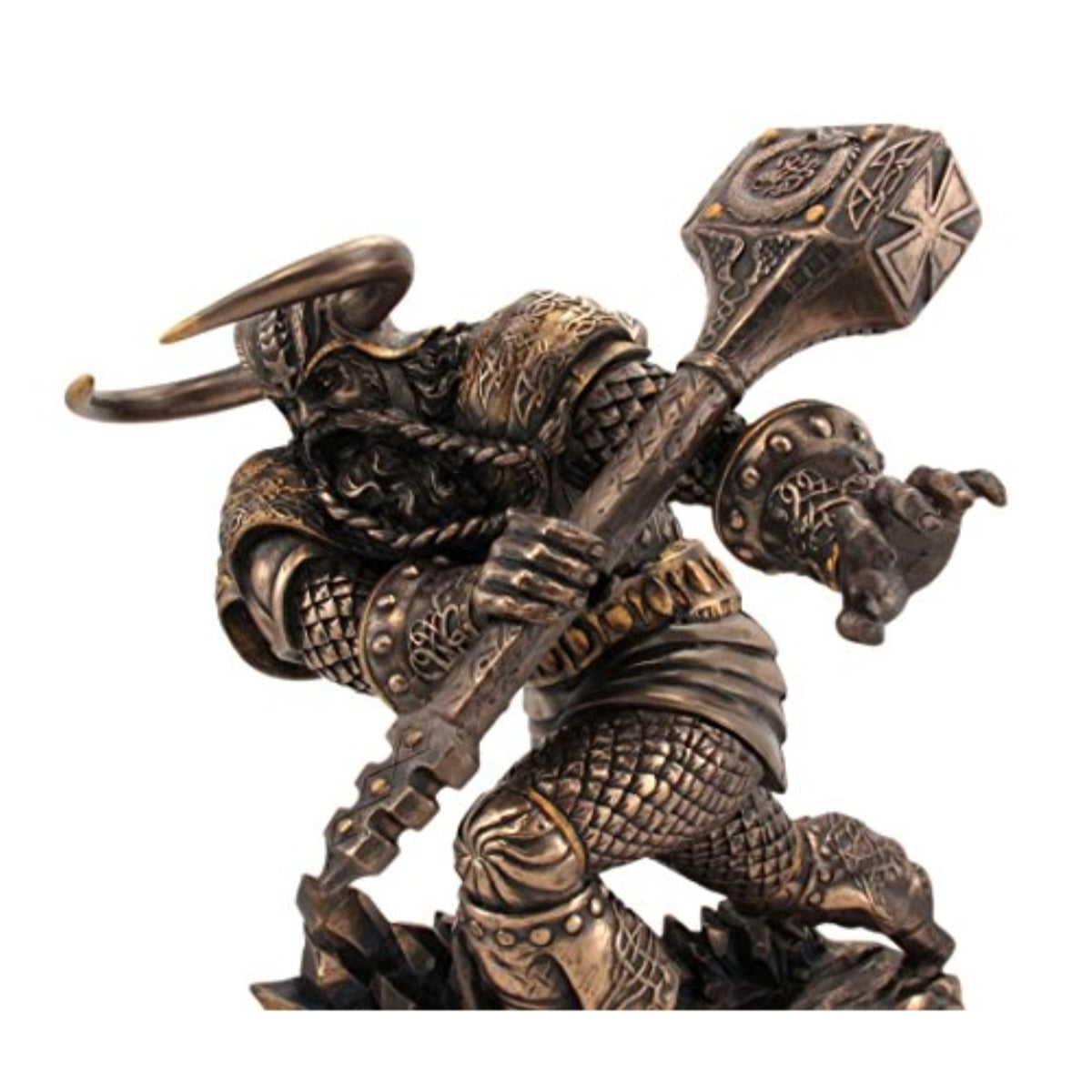 Mighty Thor with Hammer Norse Mythology God Resin Statue Figurine 10 x 9 inch
