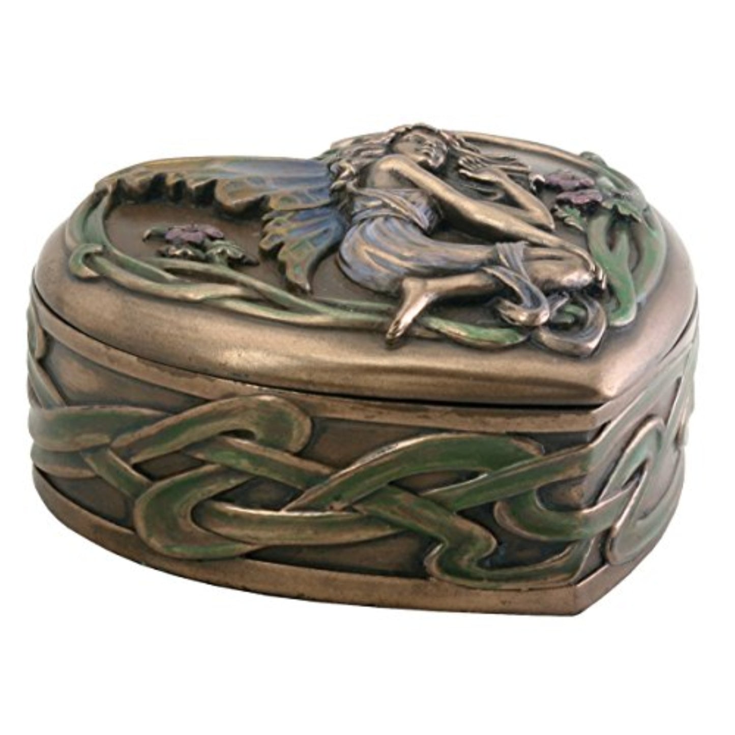 Fairy Heart Box Jewelry Trinket Keepsake Accessory Holder
