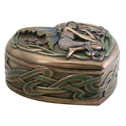 Fairy Heart Box Jewelry Trinket Keepsake Accessory Holder