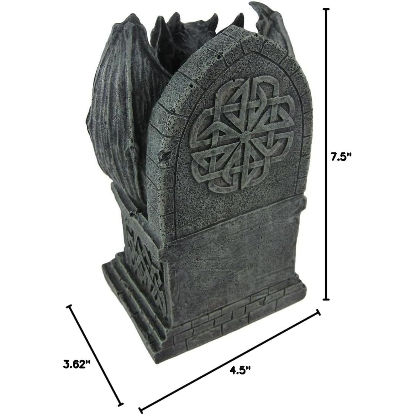 The Thinker Medieval Gargoyle Statue Resin Gothic Figurine 7.5 inch