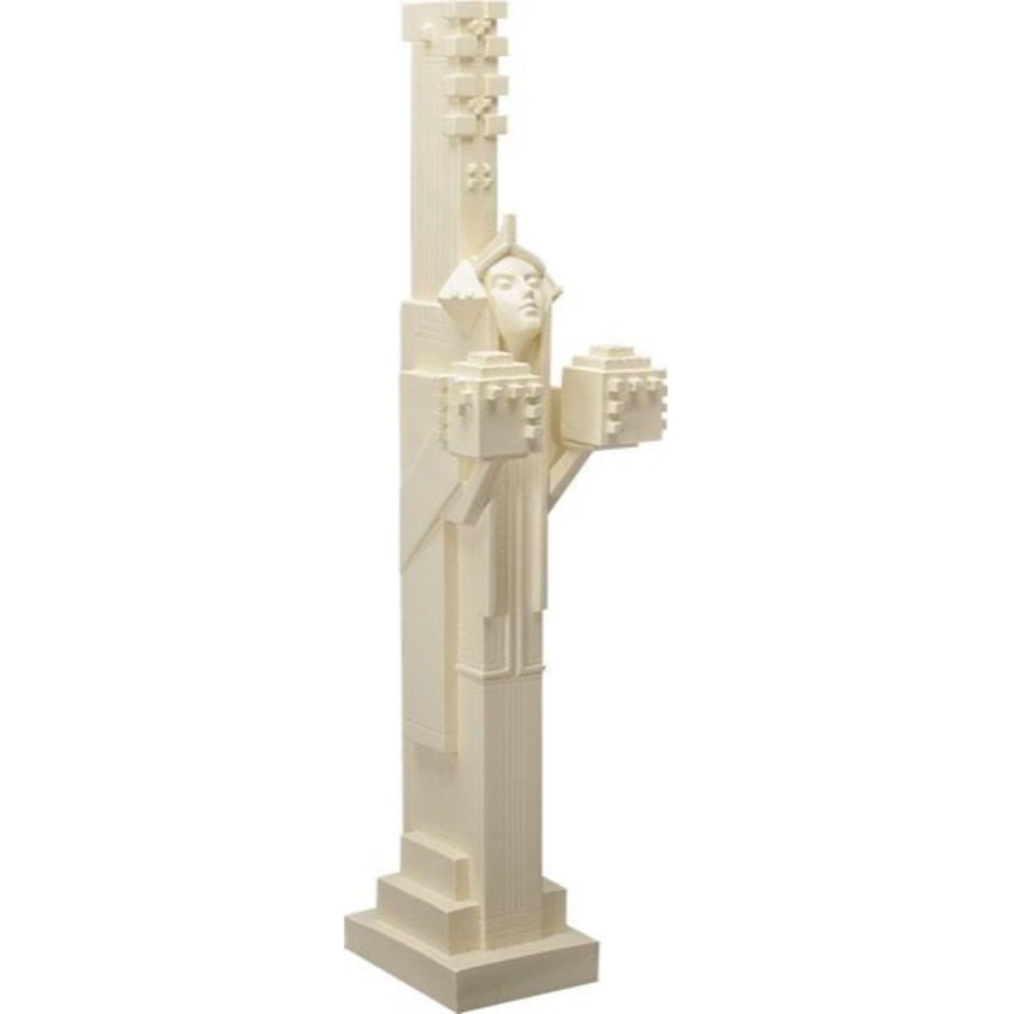 Frank Lloyd Wright Design of Sprite with Cubes Resin Figurine 14 inch