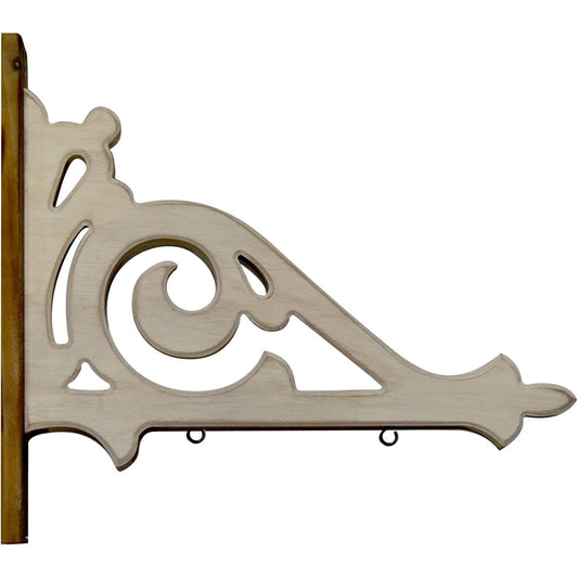 K&K Interiors Architectural Wood Arrow Holder 17 x 15 x 2 inches