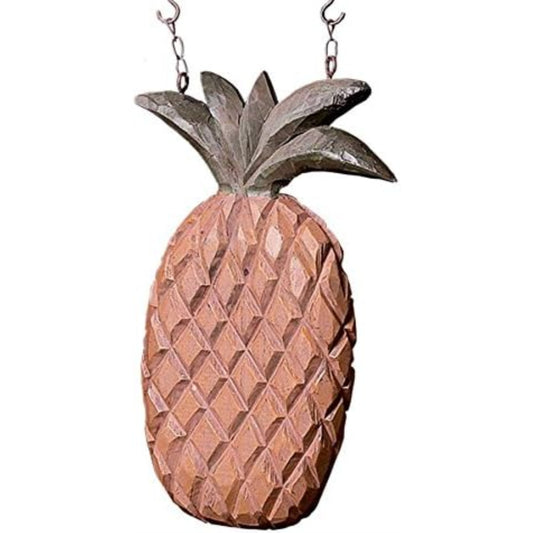 K&K Interiors Brown Wood Pineapple Arrow Replacement Sign 12 inch - Arrow Sold Separately