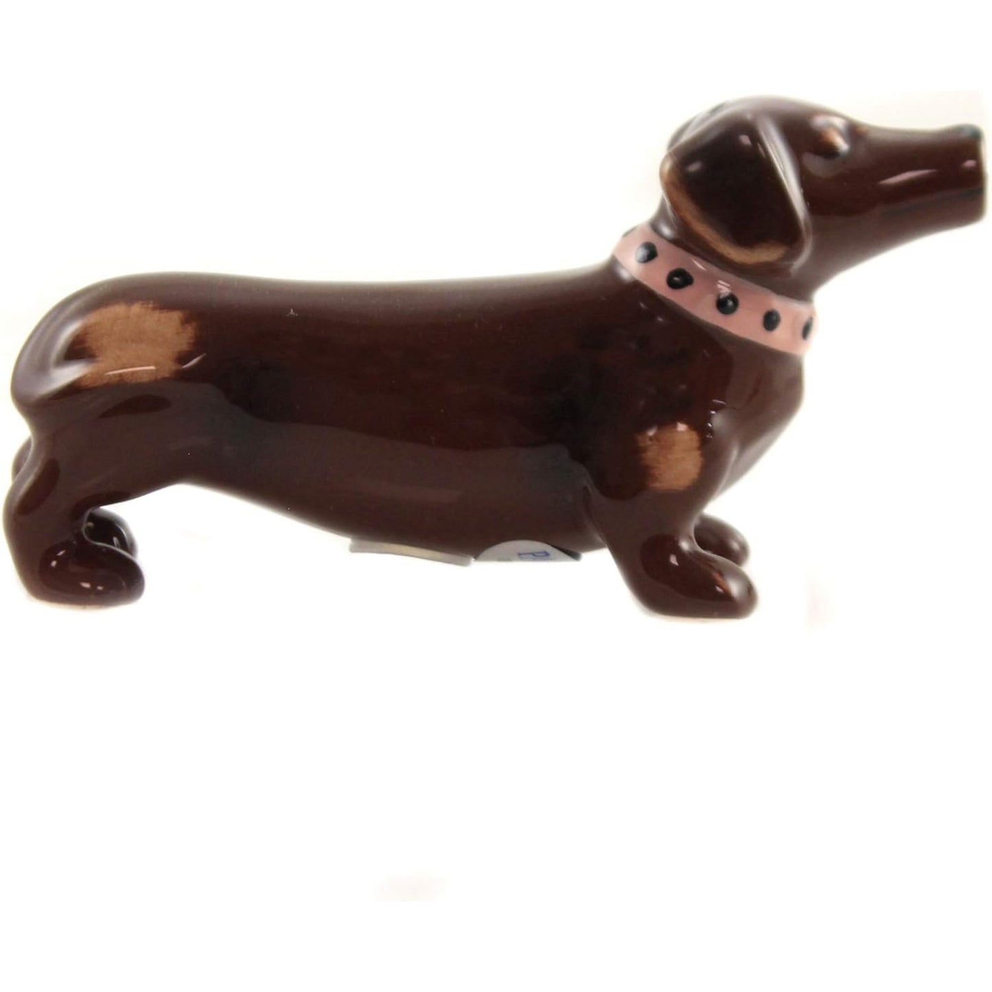 Long Love Affair Dachshund Ceramic Magnetic Salt and Pepper Shaker Set