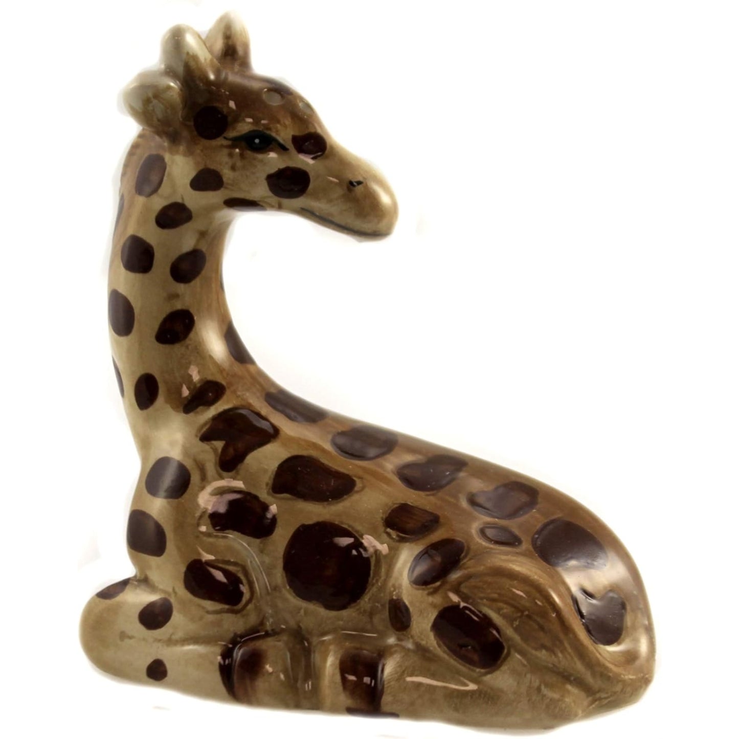 Pair of Giraffes Ceramic Magnetic Salt and Pepper Shaker Set