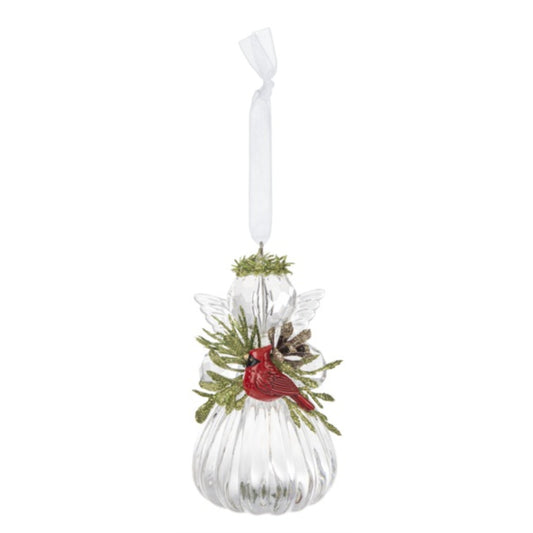 Ganz Cardinal Angel Christmas Tree Ornament 3.4 Inch Multicolor