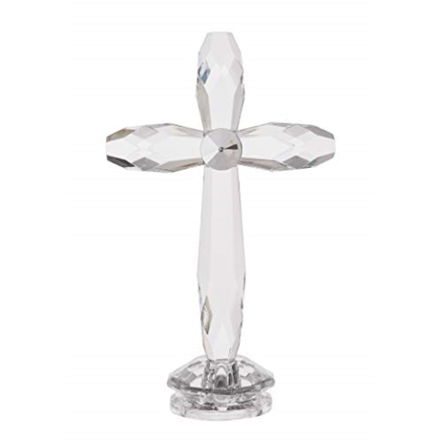 Ganz Crystal Expressions Cross Acrylic Religious Figurine 7.5 Inch