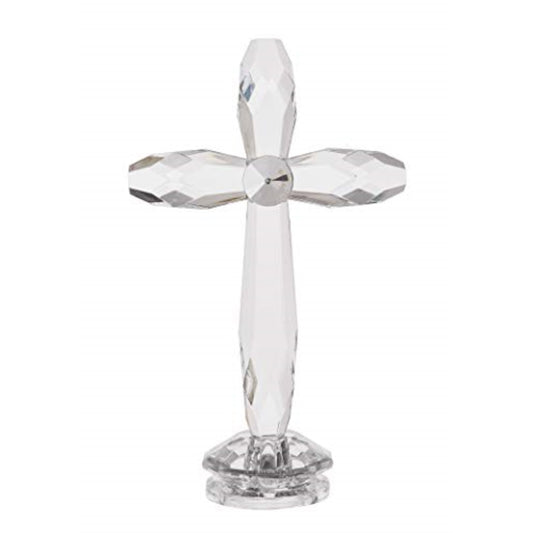 Ganz Crystal Expressions Cross Acrylic Religious Figurine 7.5 Inch