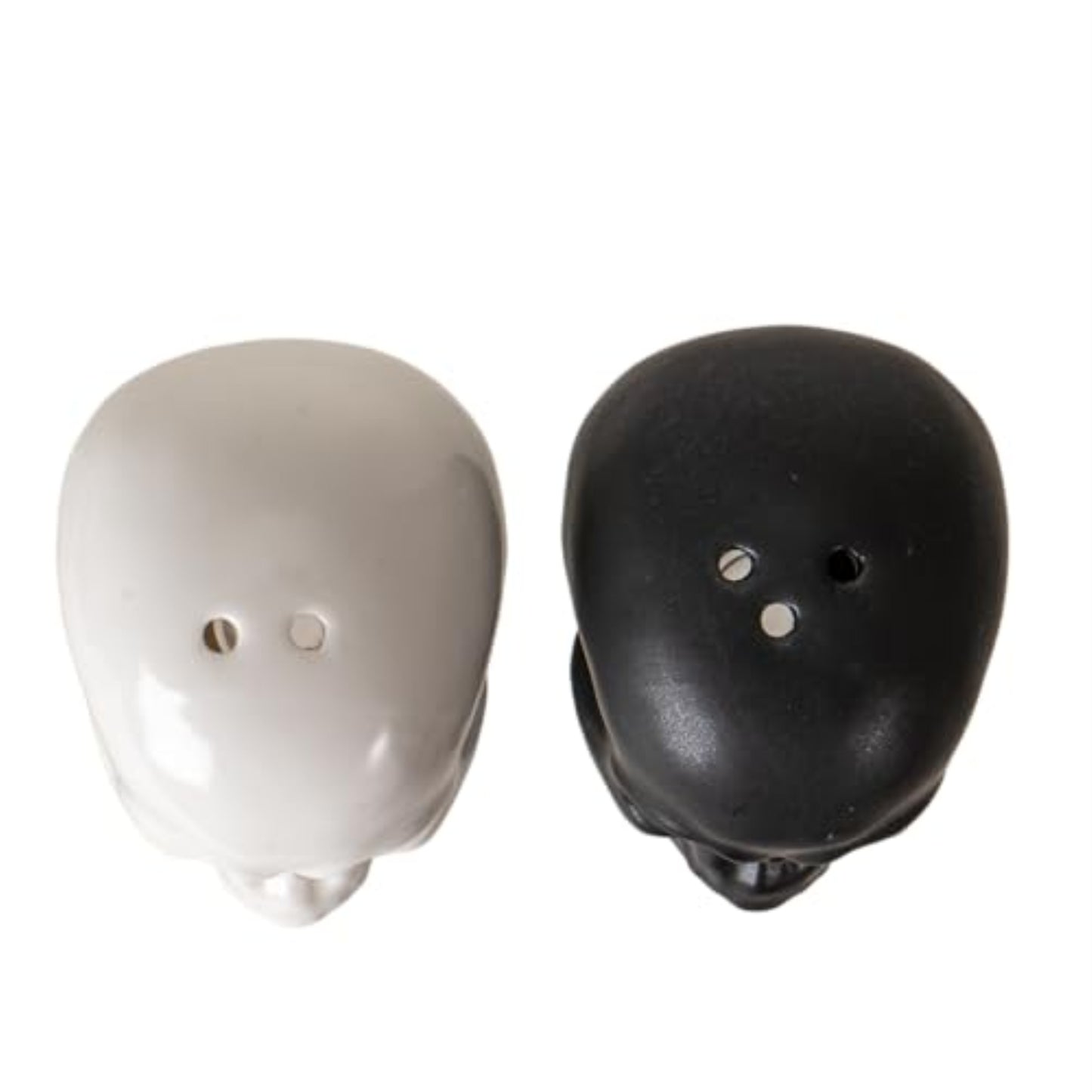 Black and White Skulls Ceramic Salt And Pepper Shaker Set