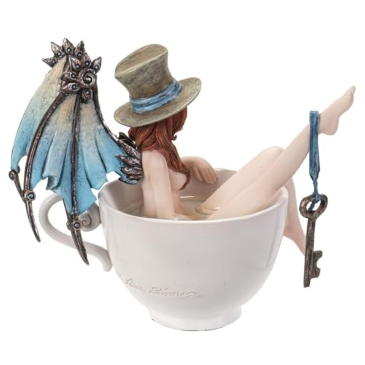 Steampunk Bath Fairy Resin Figurine Multicolor Tabletop Decoration 6.3 x 4.75 inch by Amy Brown
