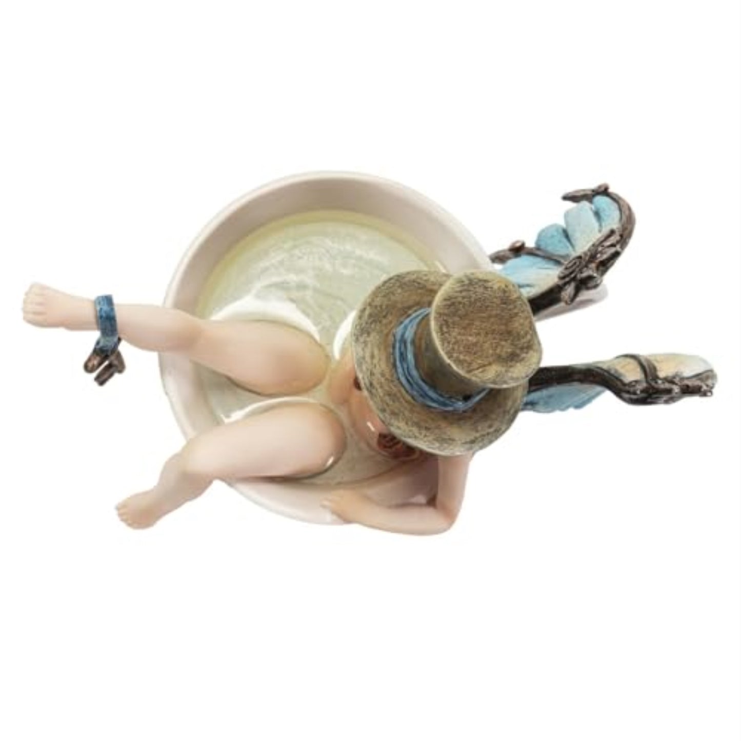 Steampunk Bath Fairy Resin Figurine Multicolor Tabletop Decoration 6.3 x 4.75 inch by Amy Brown