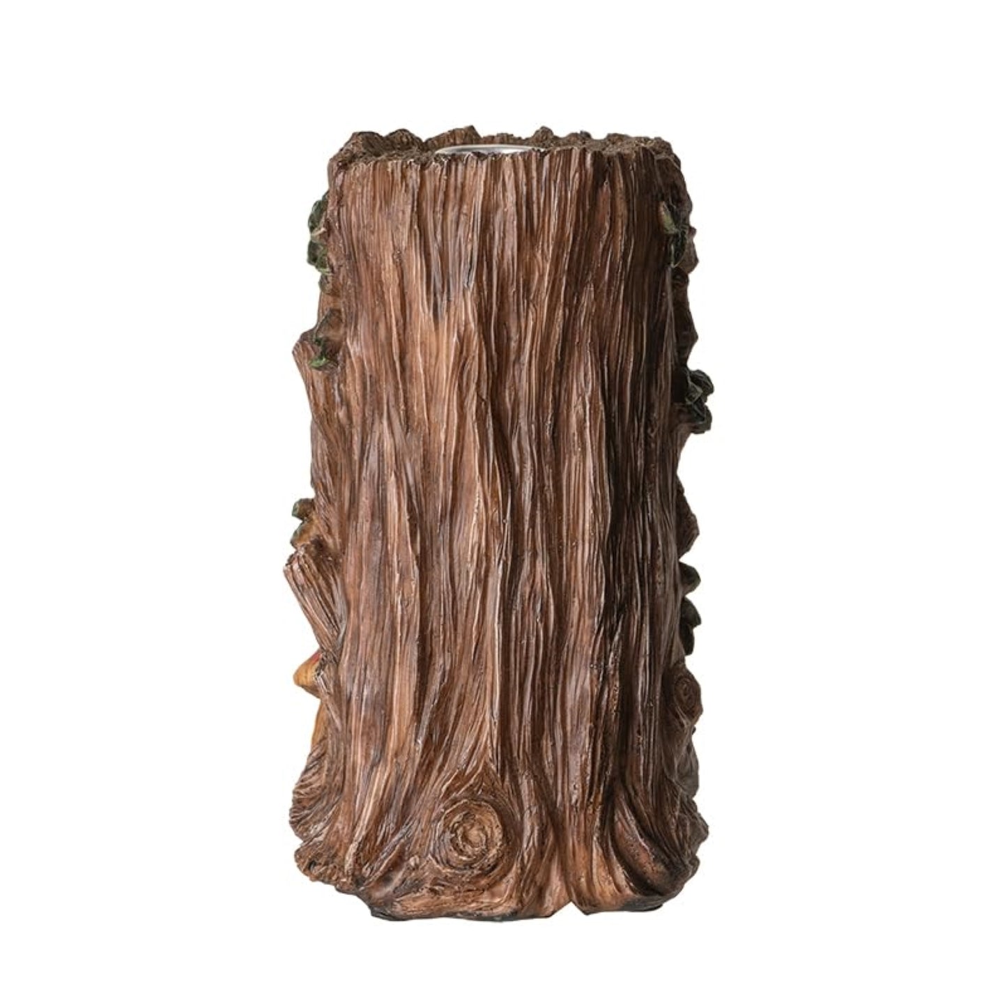 Greenman Backflow Incense Burner with LED Light Nature Inspired Tree of Life Spirit Design 6 Inches Tall