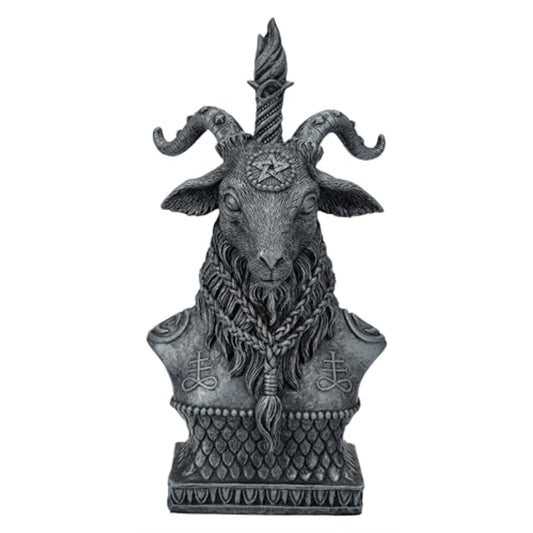 Sabbatic Goat Baphomet Bust Statue Keeper of The Mystical Realm Decorative Sculpture Figurine 8 inch