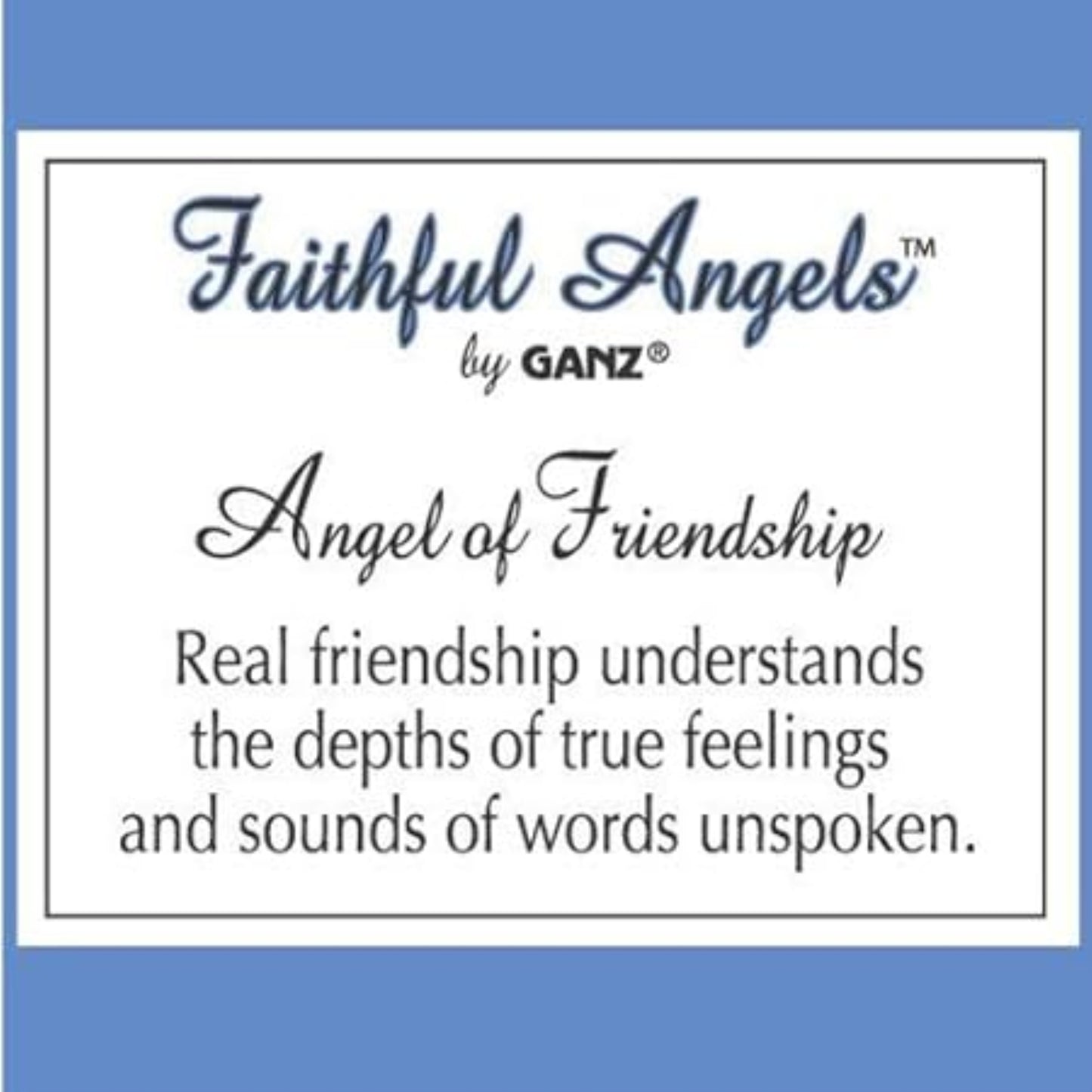 Ganz  Angel of Friendship Metal Figurine 3.5 inch Faithful Angels