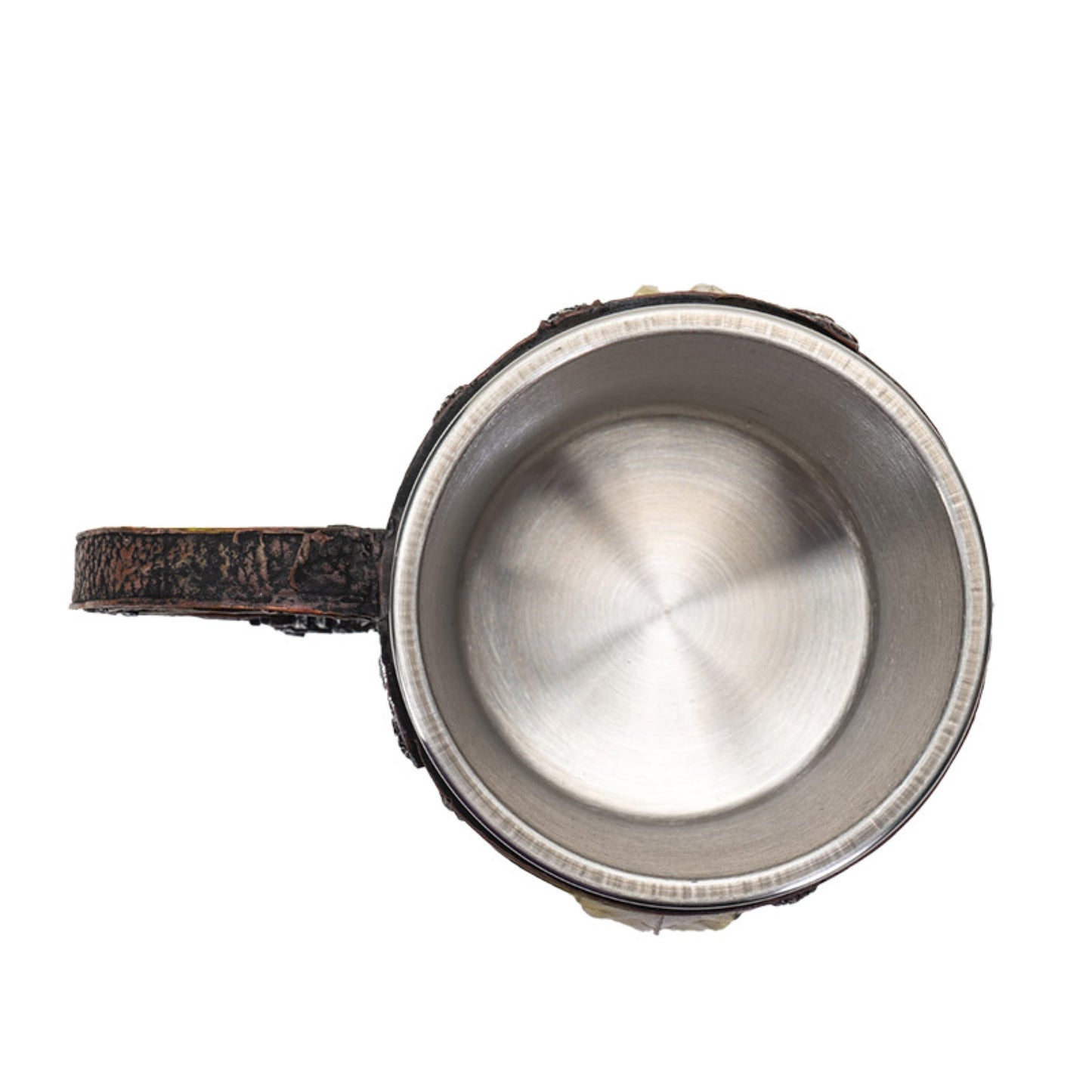 Western Cow Skull Resin Mug Coffee Cup with Stainless Steel Cup Insert