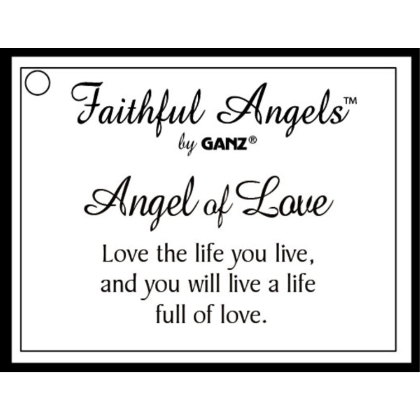 Angel of Love Faithful Angels Metal Figurine 4.75 inch