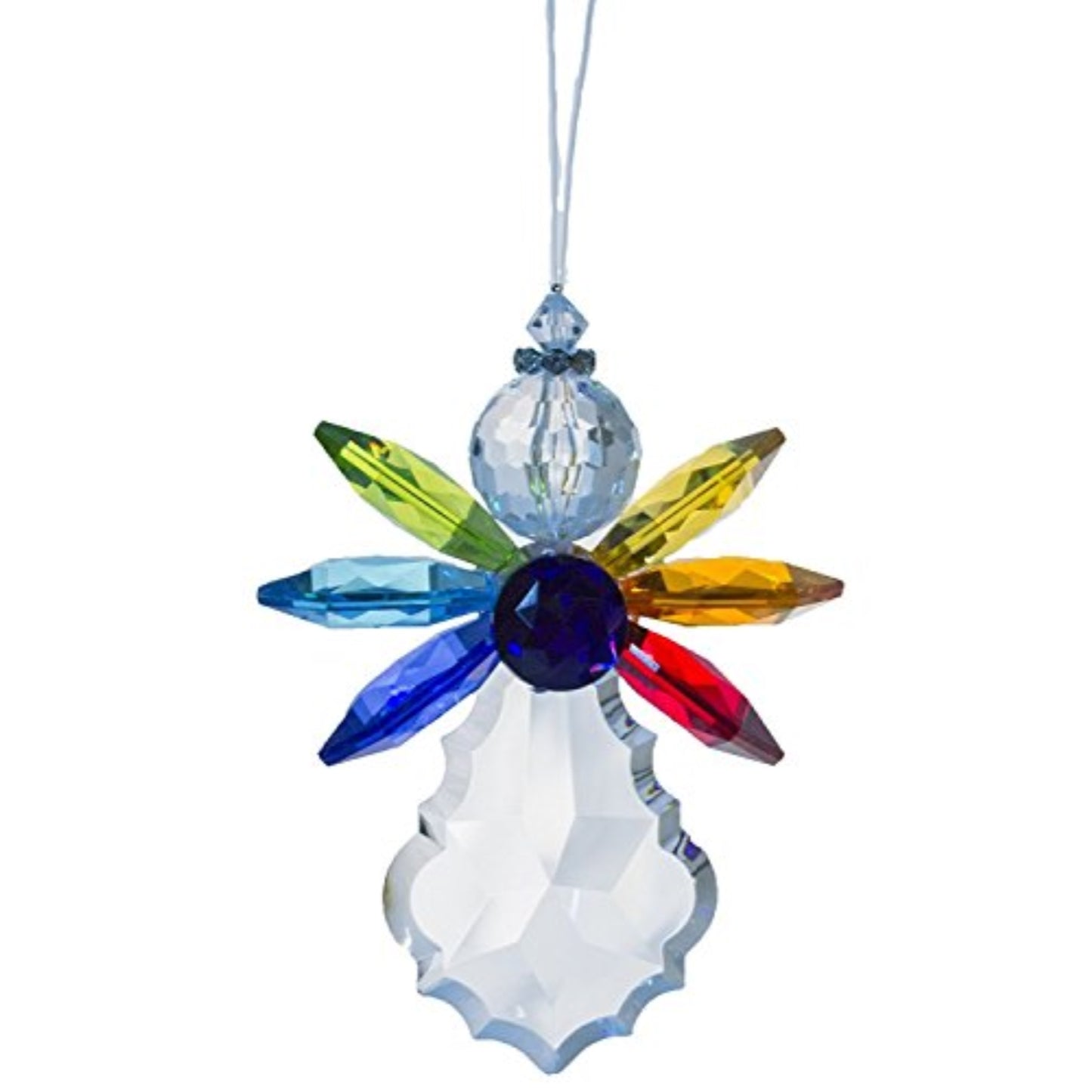 Crystal Expressions 4.5 Inch Acrylic Rainbow Angel Ornament