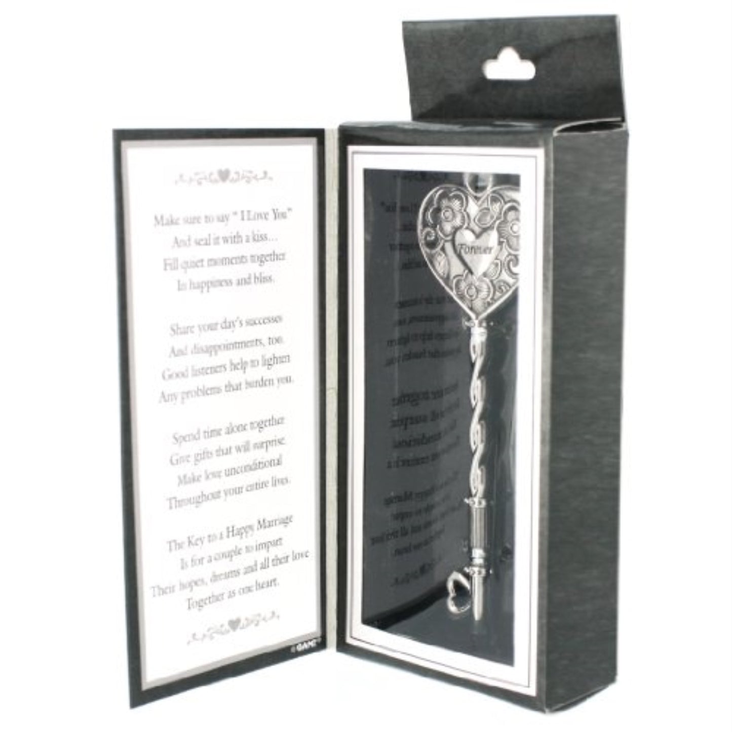 Ganz The Key to a Happy Marriage Zinc Metal Decorative Ornament 4.75 inch