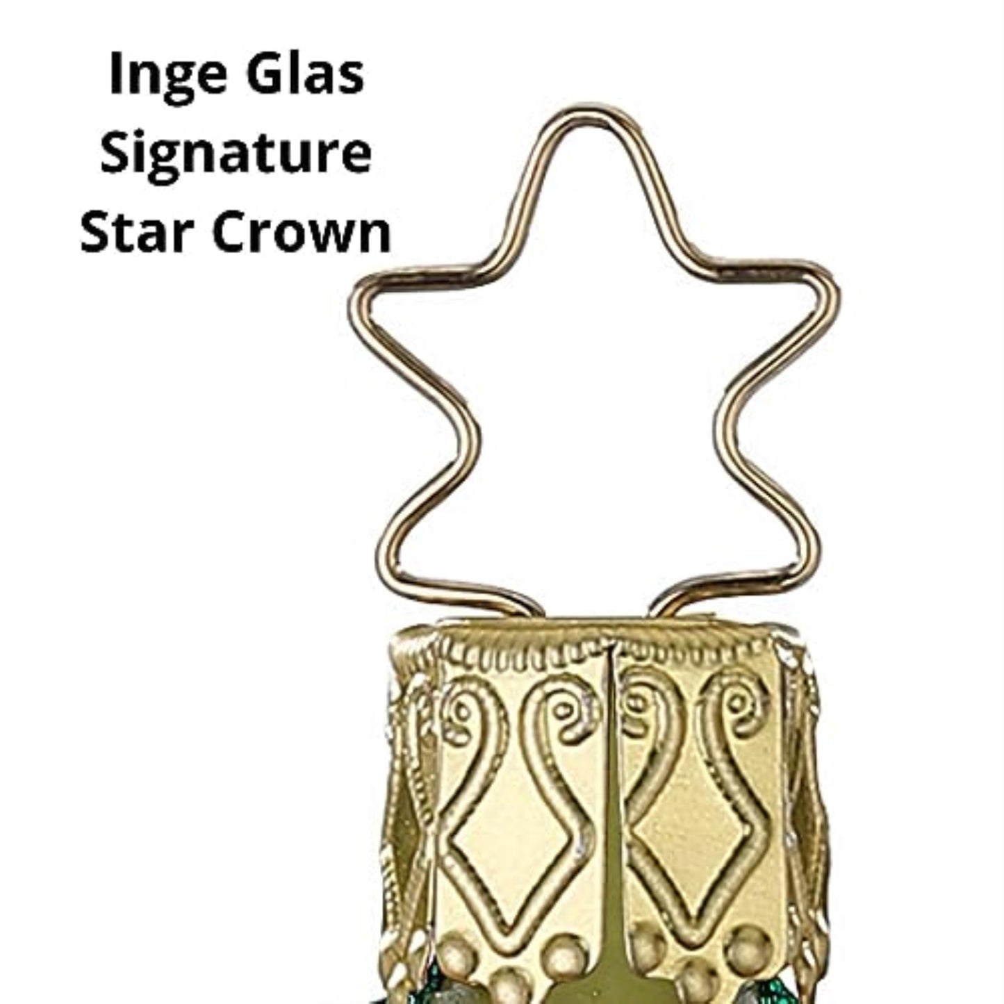 Inge Glas Fancy Red Clutch Purse Bag German Glass Christmas Ornament FREE BOX