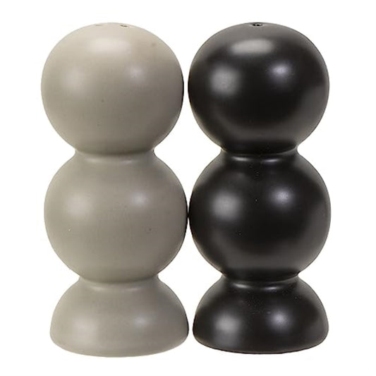 Frank Lloyd Wright Imperial Hotel Oya Stone Ceramic Salt and Pepper Shaker Set