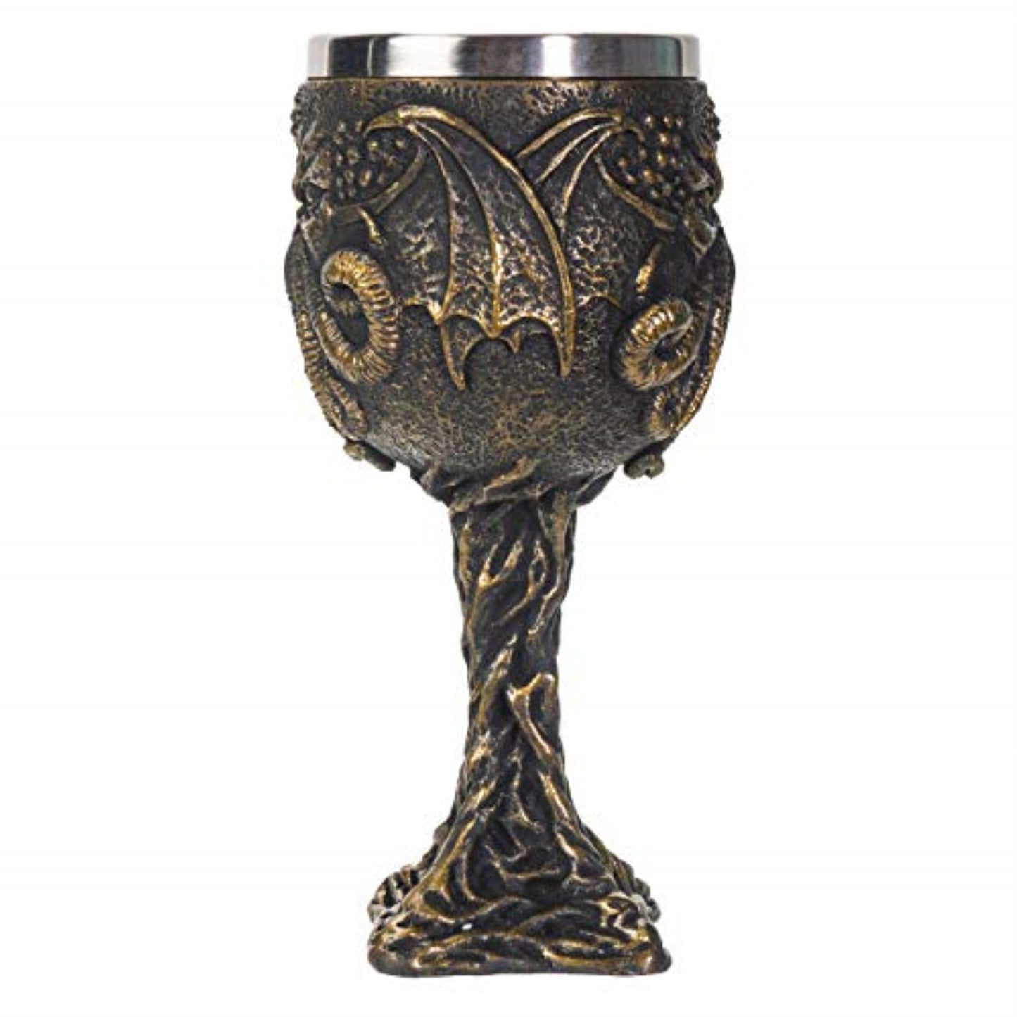 The Call of Cthulhu Sea Monster Goblet Wine Chalice Cup Resin Body Stainless Steel Cup 7 ounce