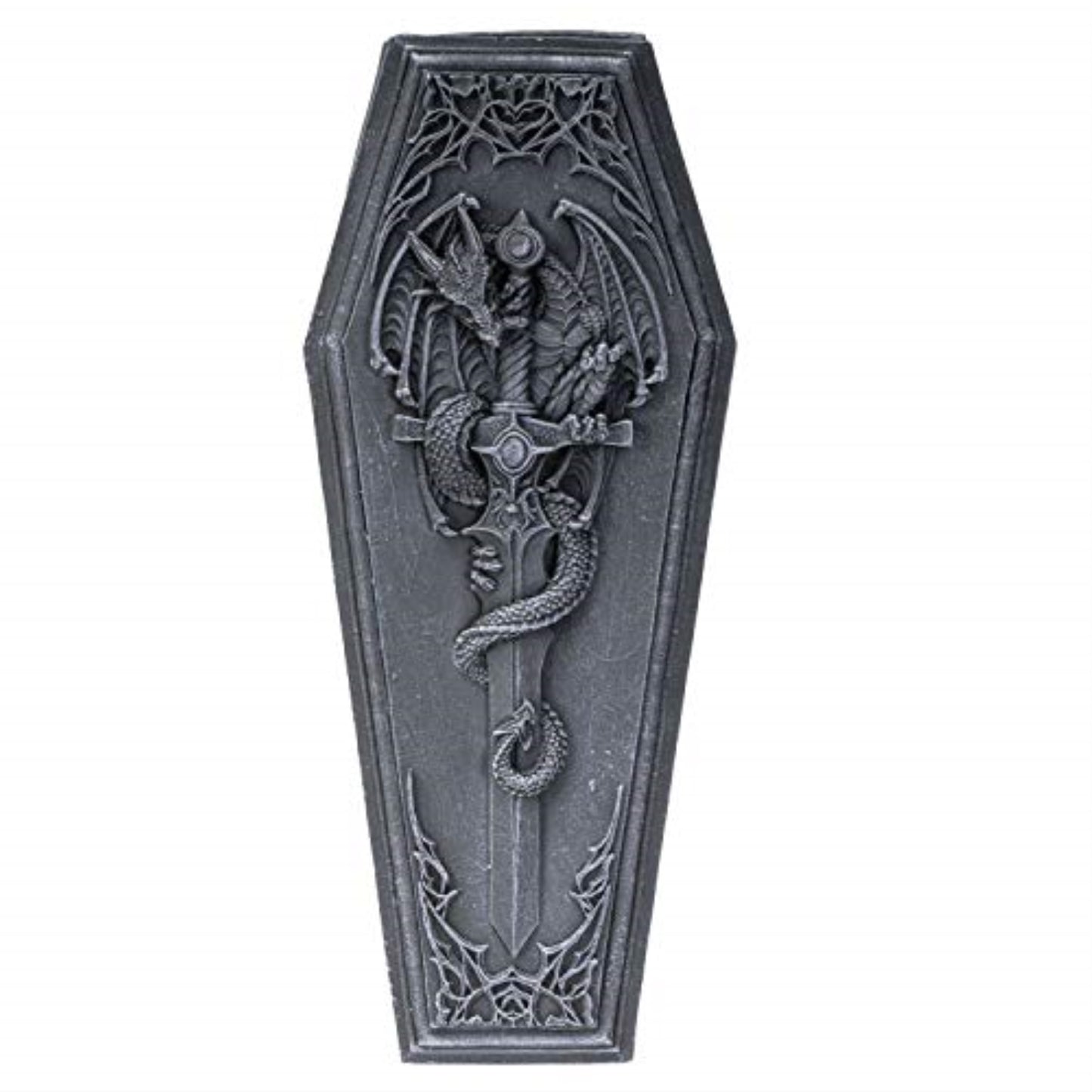 Gothic Dragon Sword Coffin Jewelry Trinket Keepsake Box 10 Inches