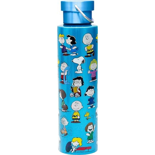 Spoontiques Peanuts Characters Stainless Steel Bottle with Twist Lid 24 ounces