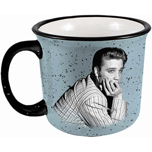 Spoontiques Elvis Presley Ceramic Camper Mug 14 ounce