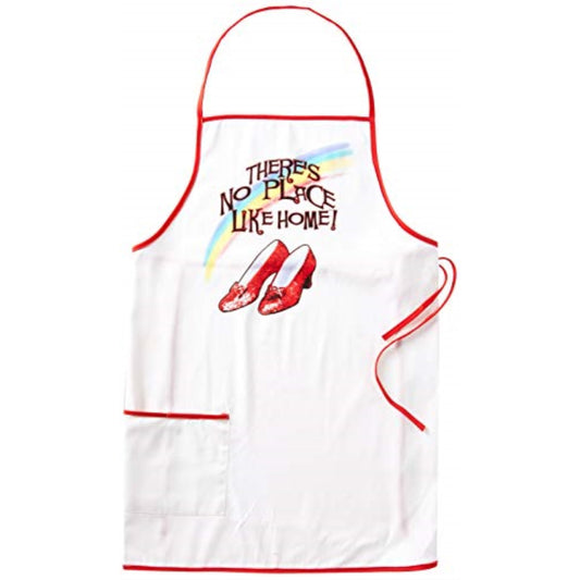 Spoontiques Wizard of Oz No Place Like Home Cotton Cooking Apron with Tie Back and Pocket One Size Fits Most
