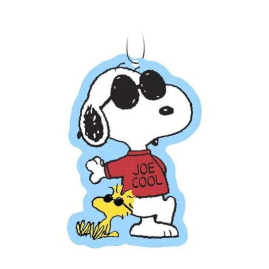 Spoontiques Peanuts Joe Cool Snoopy Air Freshener 3 Pack New Car Scent