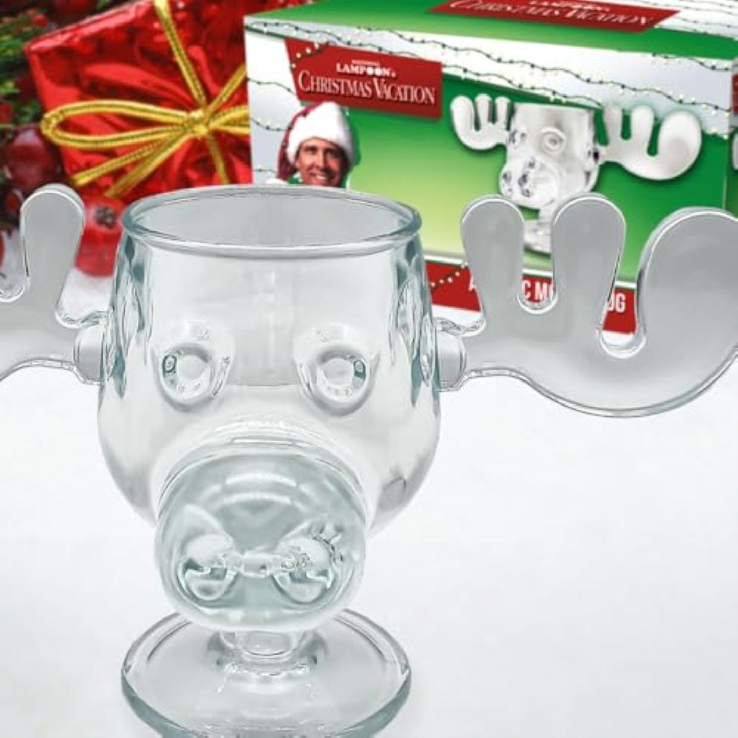 Spoontiques National Lampoon’s Christmas Vacation Acrylic Moose Mug Cup 4.5 inch 6 ounce