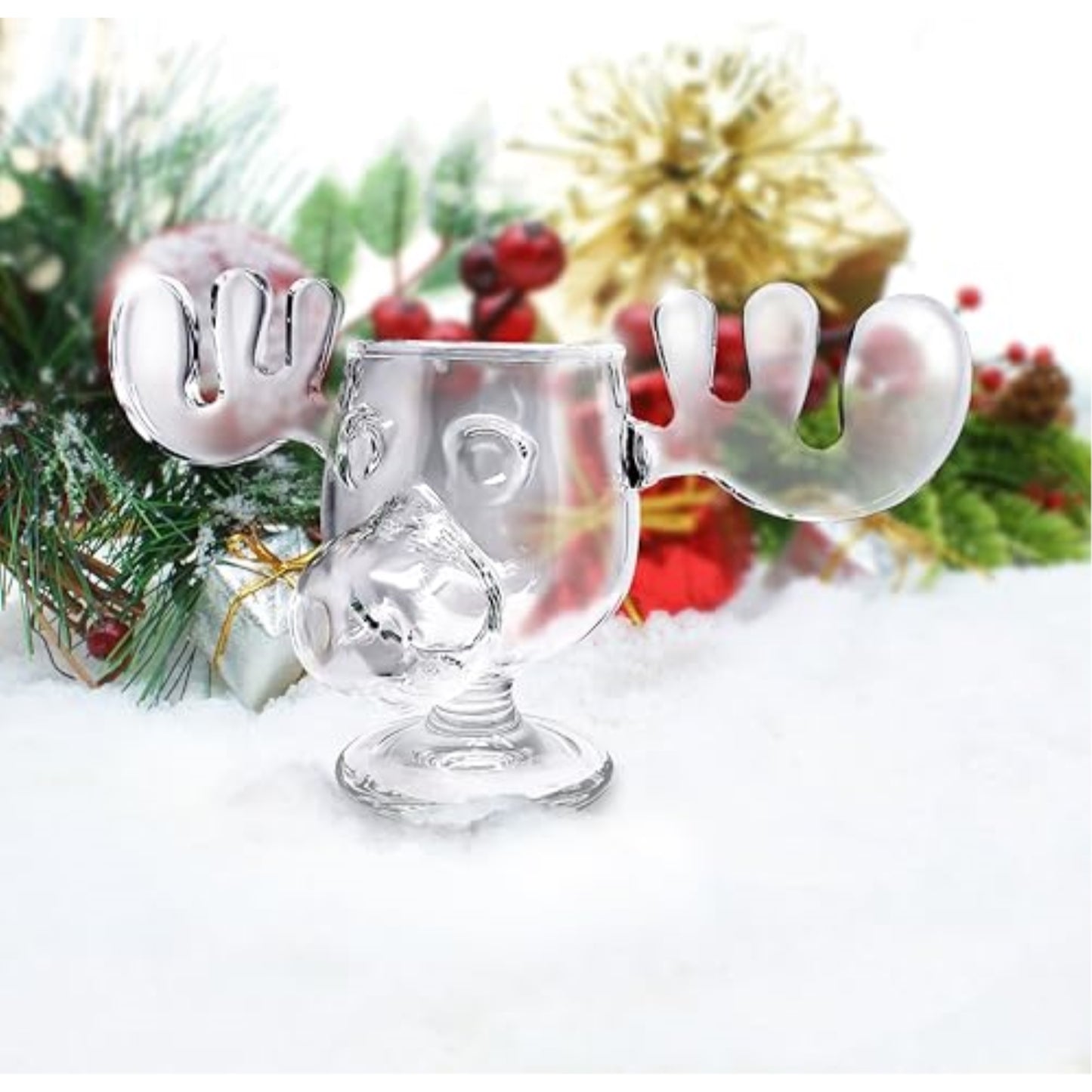 Spoontiques National Lampoon’s Christmas Vacation Acrylic Moose Mug Cup 4.5 inch 6 ounce