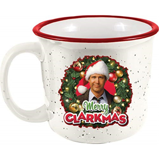 Spoontiques Christmas Vacation Merry Clarksmas Ceramic Camper Mug 14 ounce