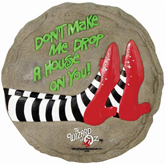 Spoontiques Wizard of Oz Wicked Witch Resin Stepping Stone or Hanging Wall Plaque Indoor Outdoor 9.5 inch