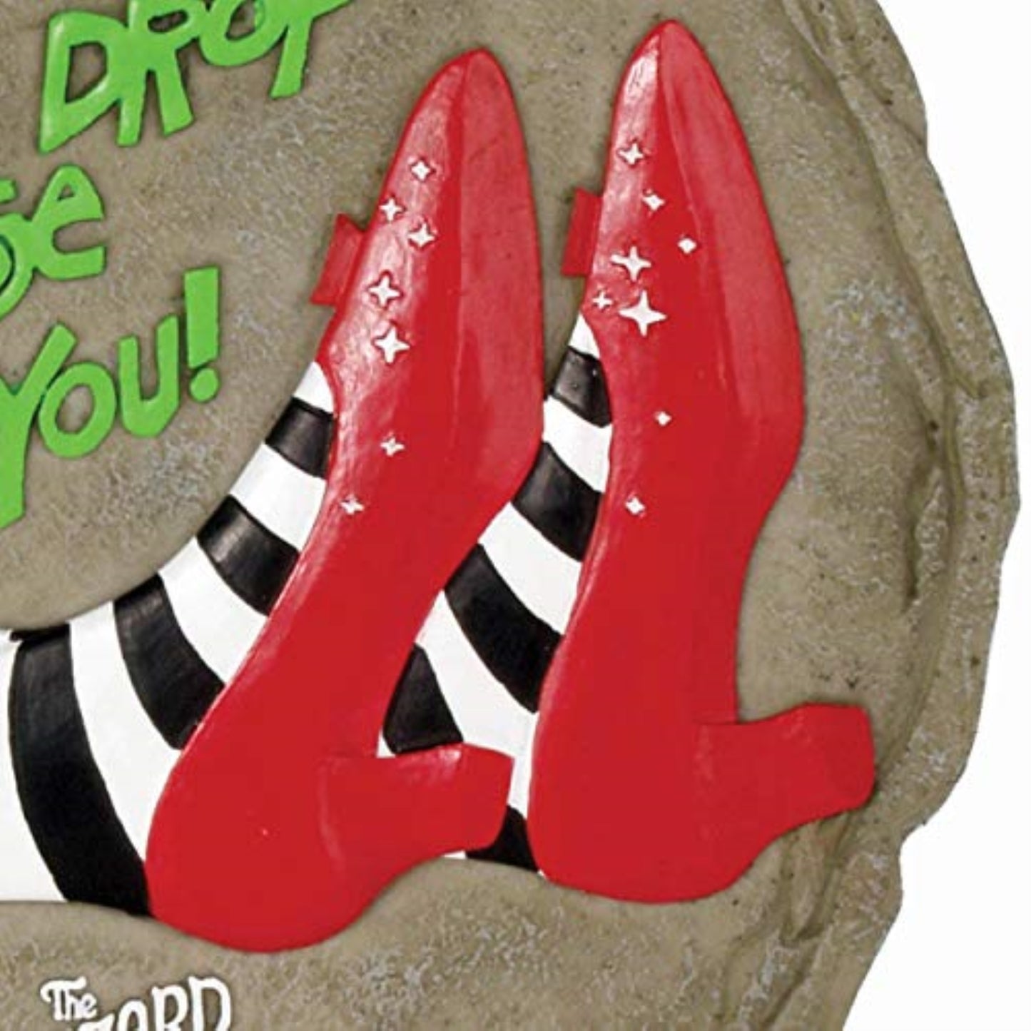 Spoontiques Wizard of Oz Wicked Witch Resin Stepping Stone or Hanging Wall Plaque Indoor Outdoor 9.5 inch
