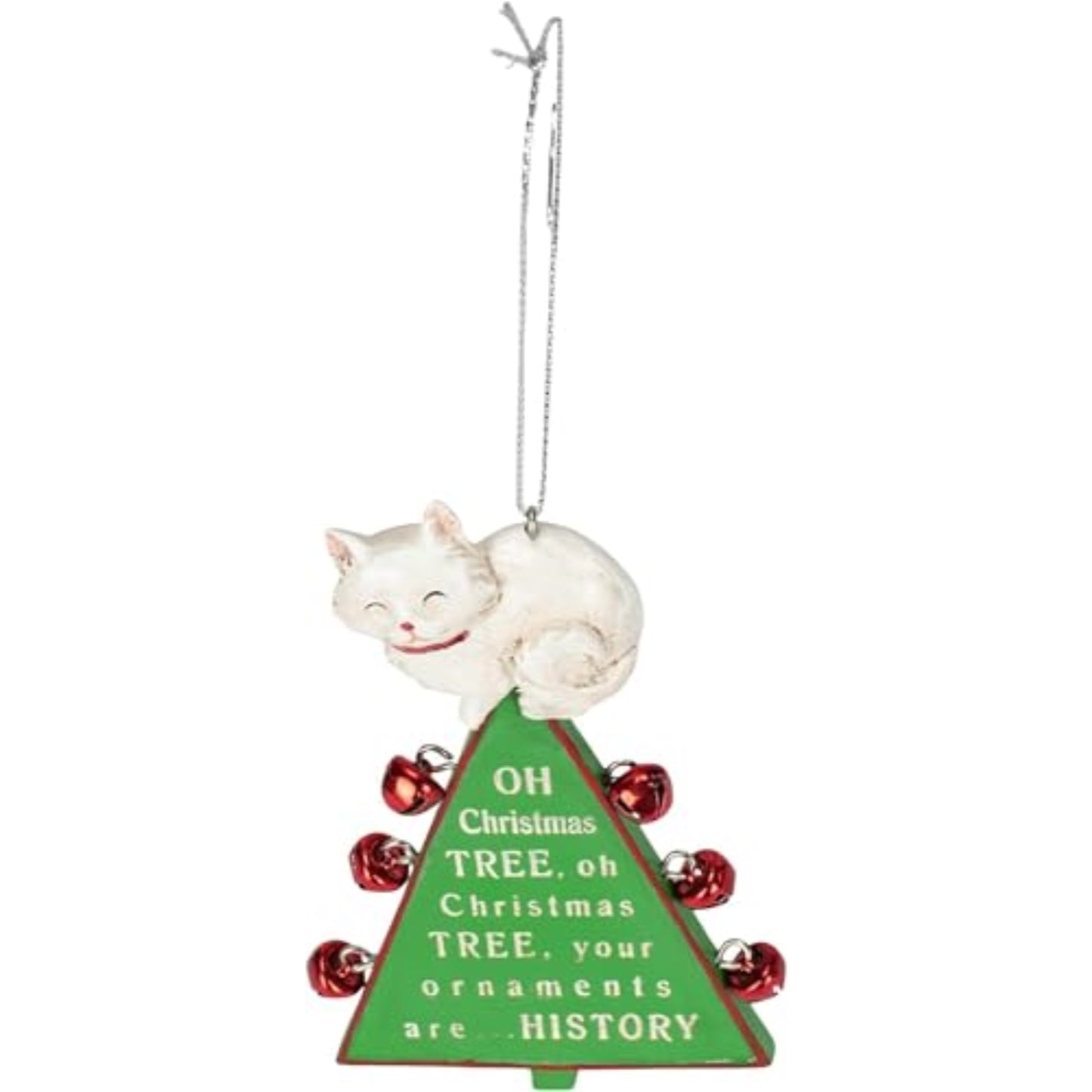 Oh Christmas Tree Cat Resin Christmas Ornament 4.9 inch