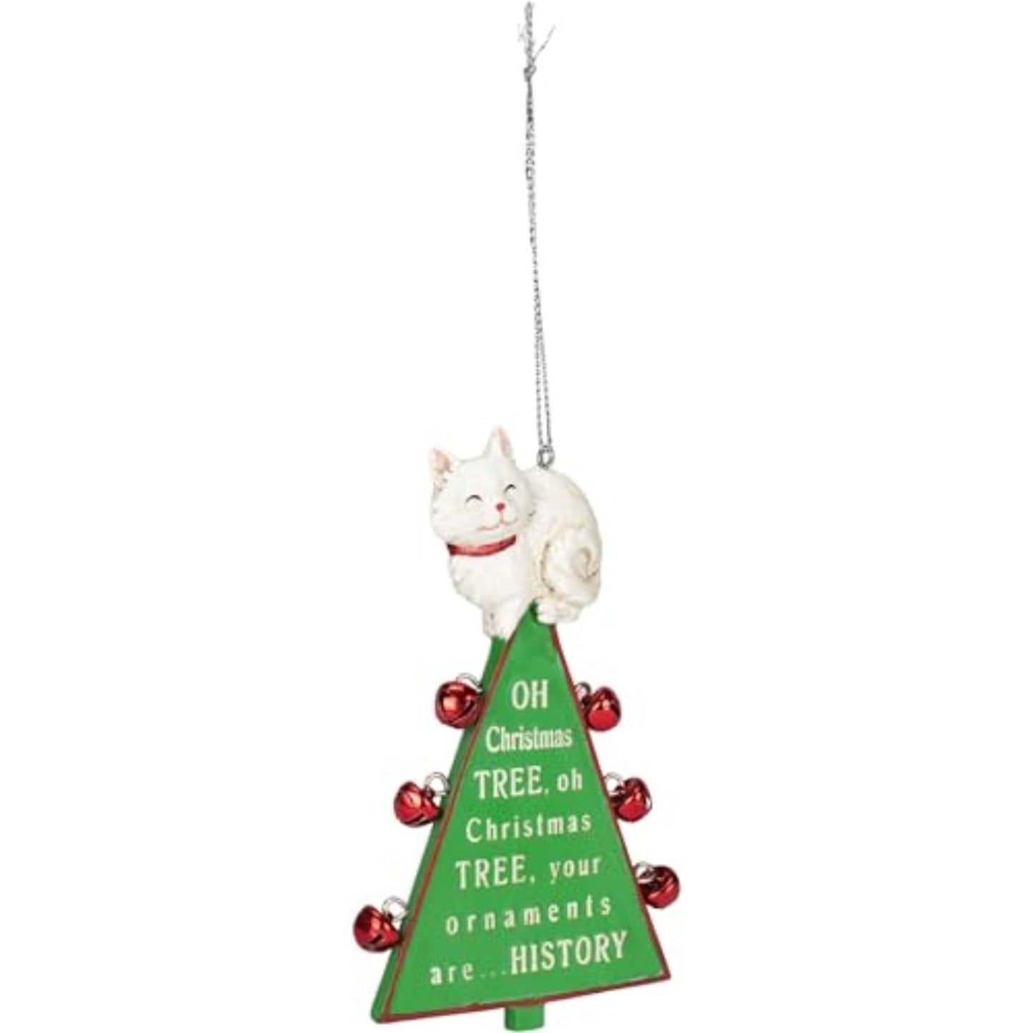 Oh Christmas Tree Cat Resin Christmas Ornament 4.9 inch