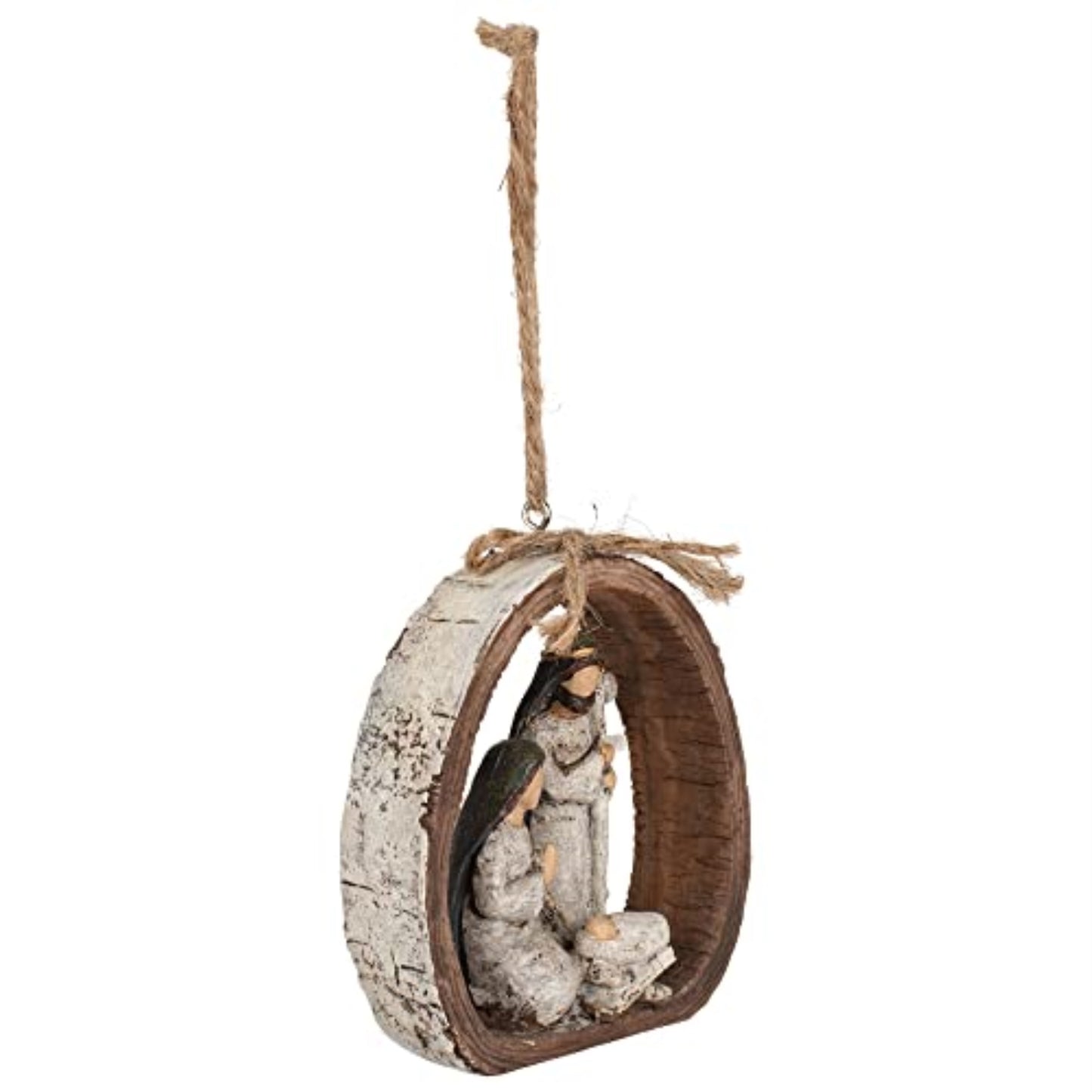 Ganz Nativity Holy Family Resin Christmas Tree Ornament 3.7 inch