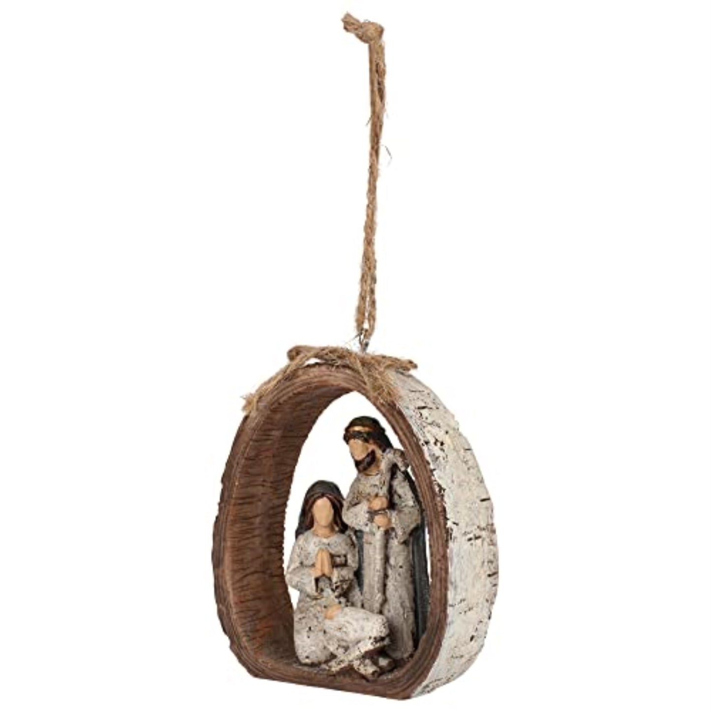 Ganz Nativity Holy Family Resin Christmas Tree Ornament 3.7 inch