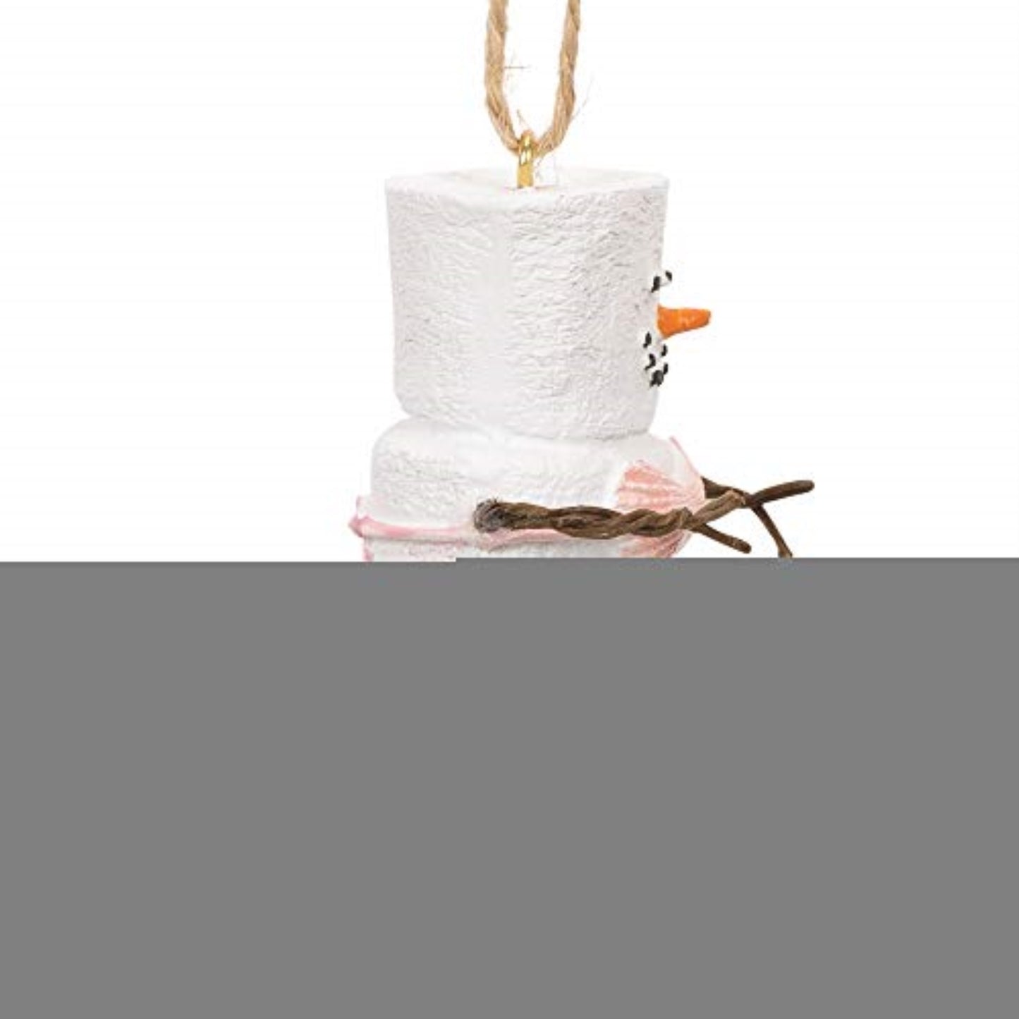 Ganz Smores Marshmallow Snowman Mermaid Christmas Tree Ornament 2.4 inch