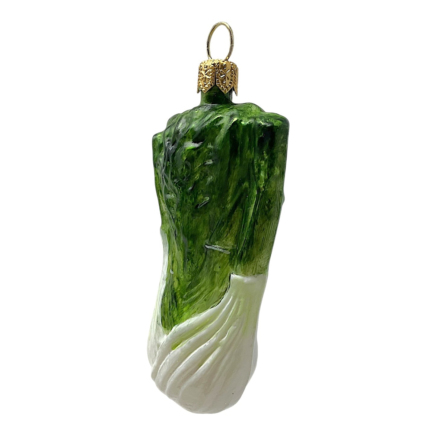 Pinnacle Peak Trading Fennel Polish Glass Christmas Ornament Food Herb Vegetable Decoration Set of 2