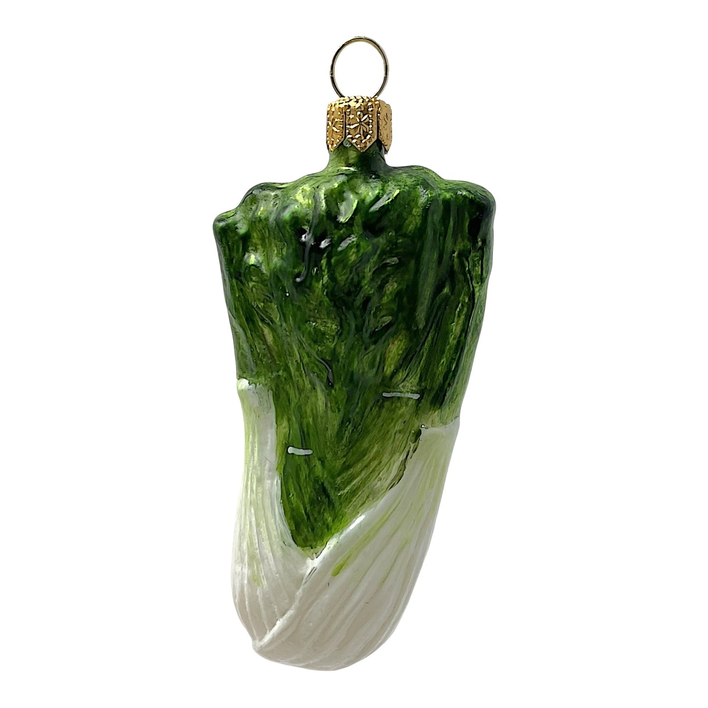 Pinnacle Peak Trading Fennel Polish Glass Christmas Ornament Food Herb Vegetable Decoration Set of 2