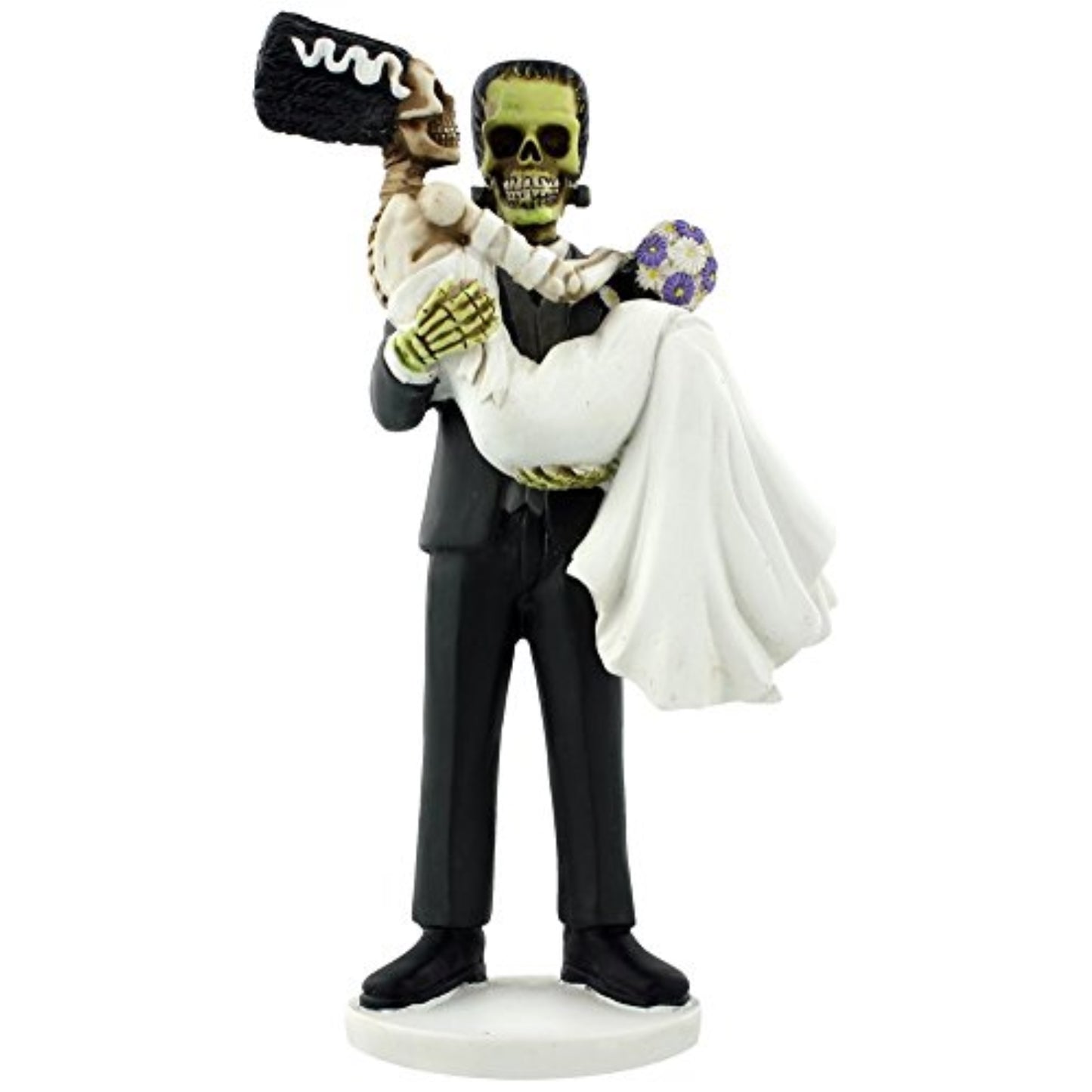 Frankenskull Monster Frankenstein and Bride Figurine 8 inch