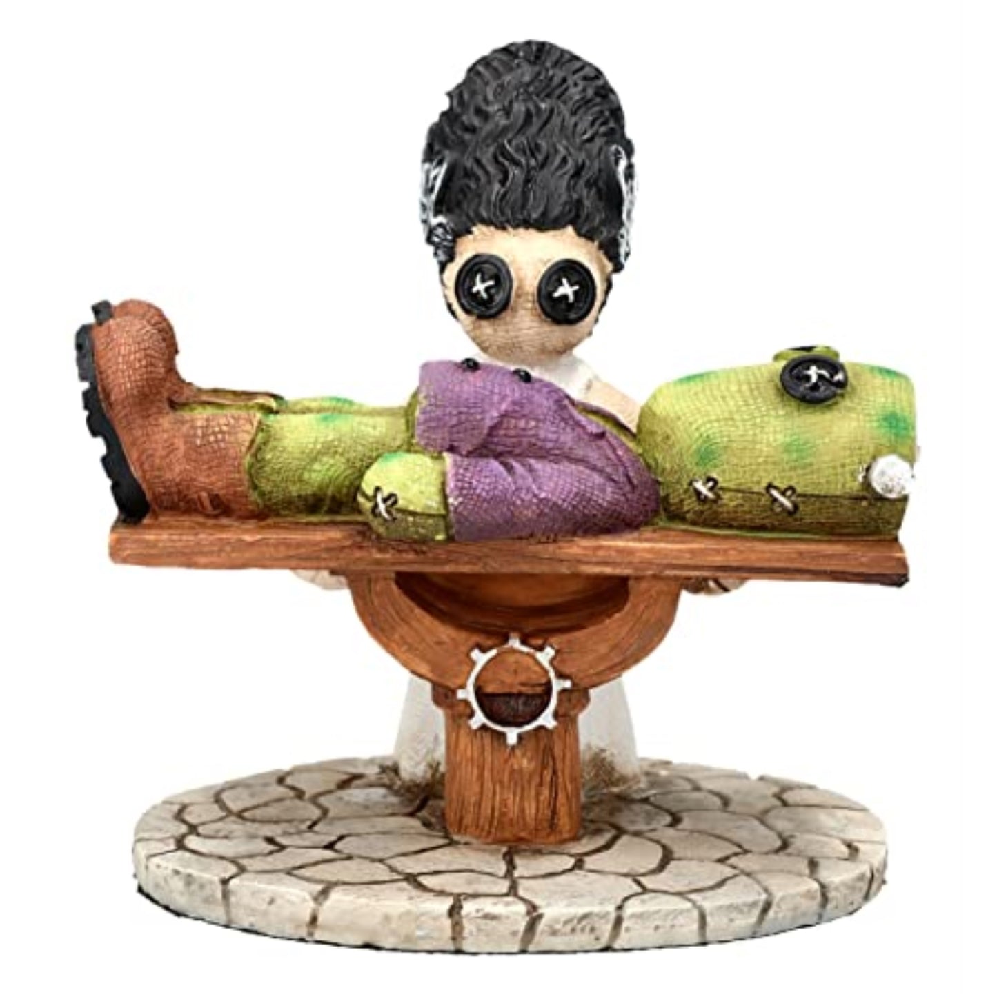 Pinhead Monsters Giving Life Frankenstein and Bride Statue Figurine 4.5 inch by Ruben Macias