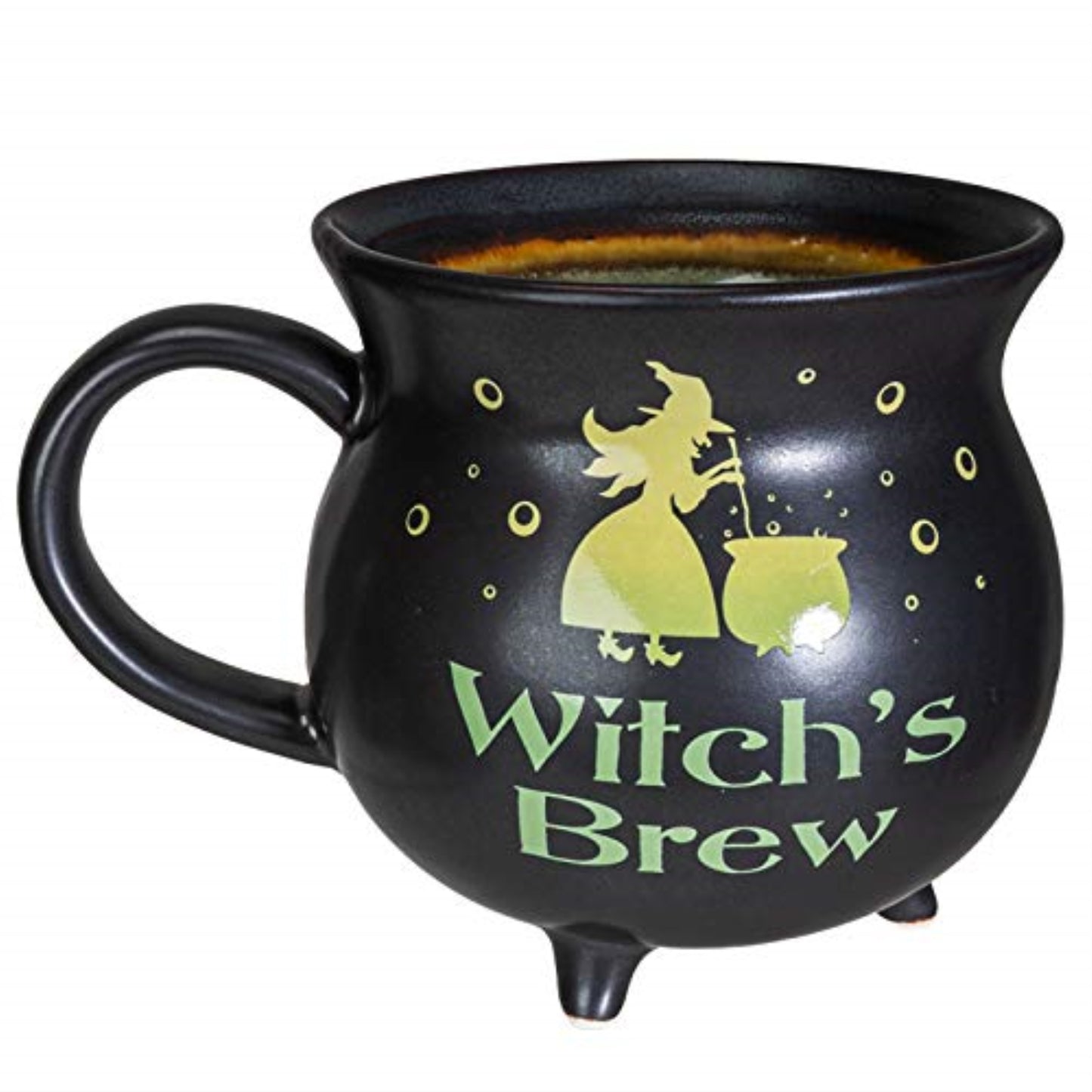 Witch's Brew Cauldron Halloween Ceramic Porcelain Coffee Mug Soup Bowl 32 fl oz
