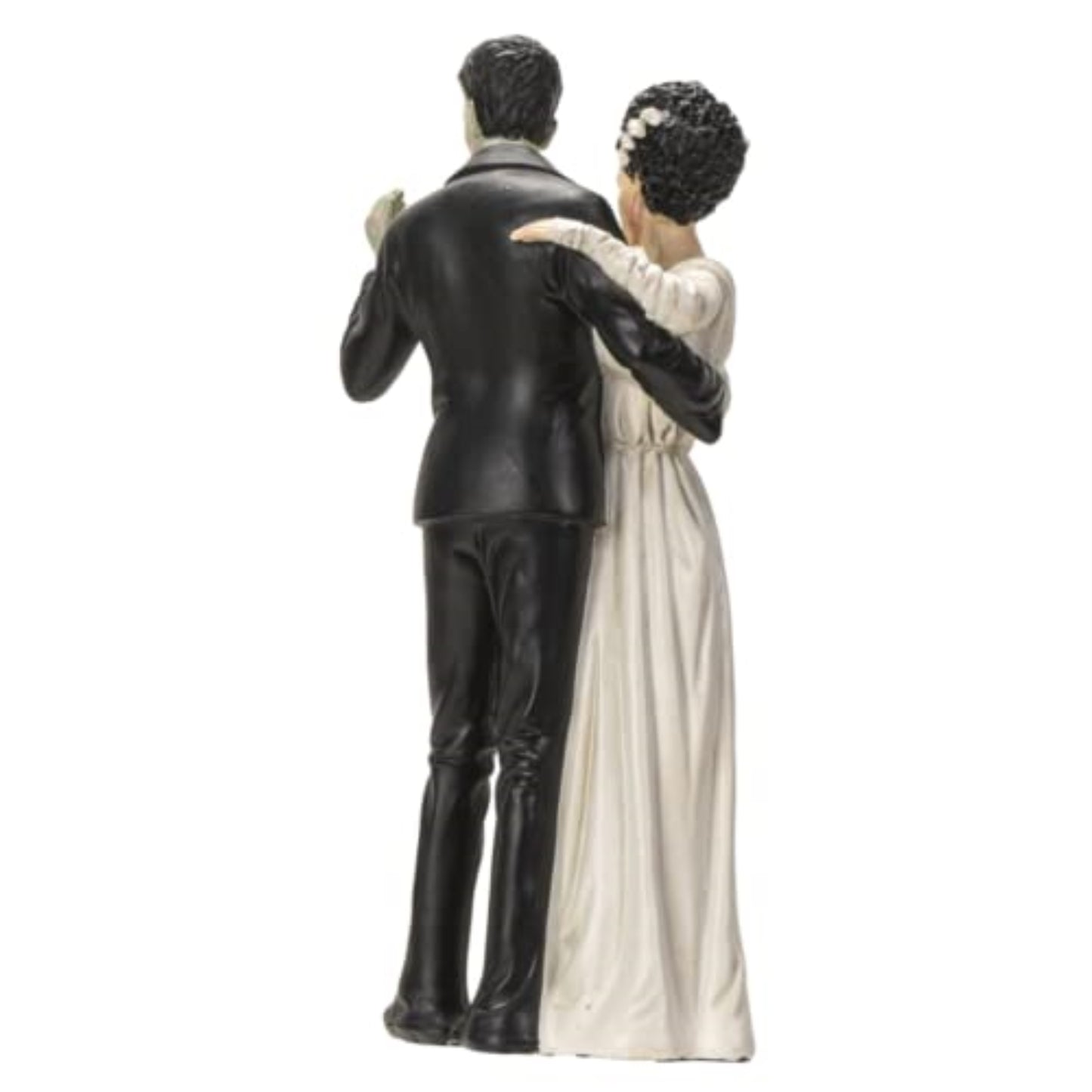 Frankenstein and Bride Dancing Figurine Gothic Decoration Statue 5.25 x 12 Inches