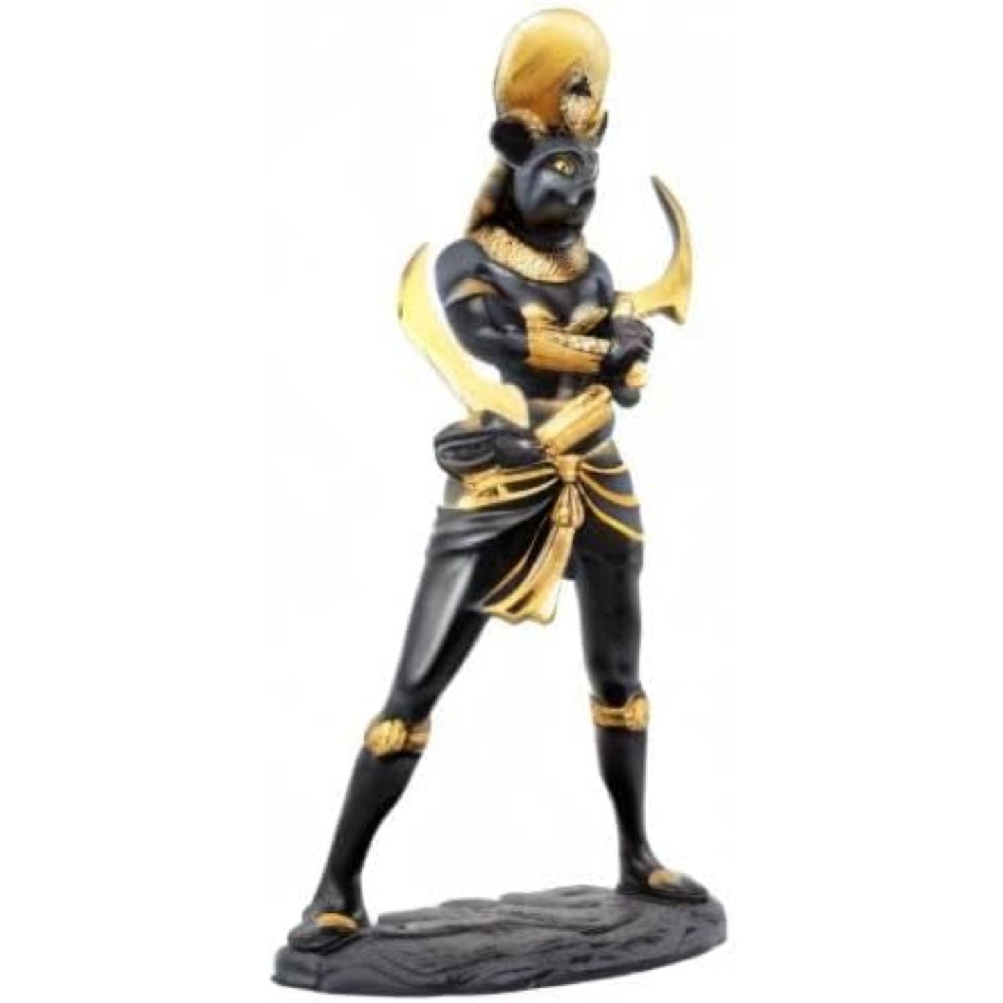 Egyptian Sun Goddess Sekhmet Statue Warrior Huntress Lioness Sachmis Decor Figurine 11 inch Sculpture