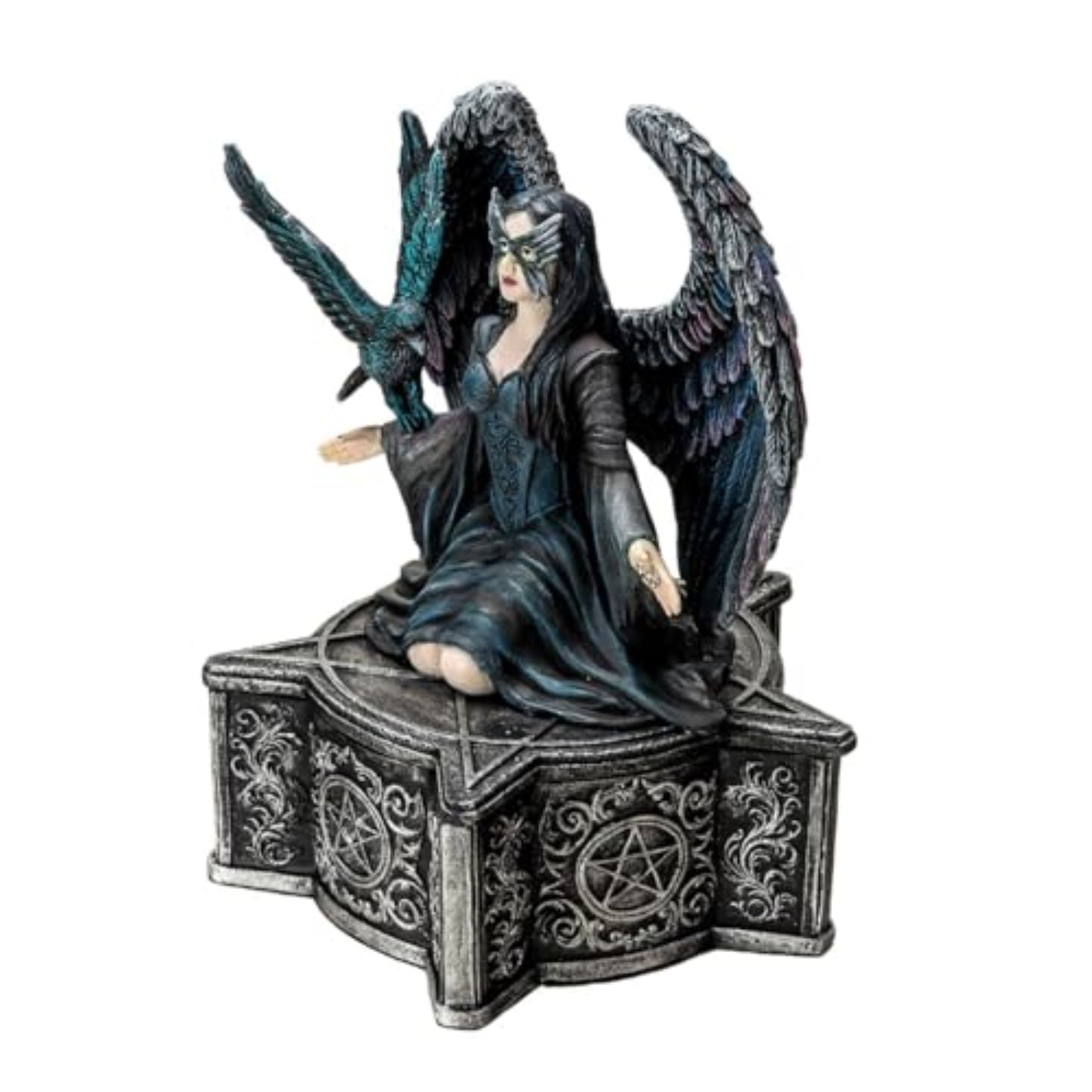 Anne Stoke Raven Gothic Style Dark Fantasy Trinket Box Home Decoration