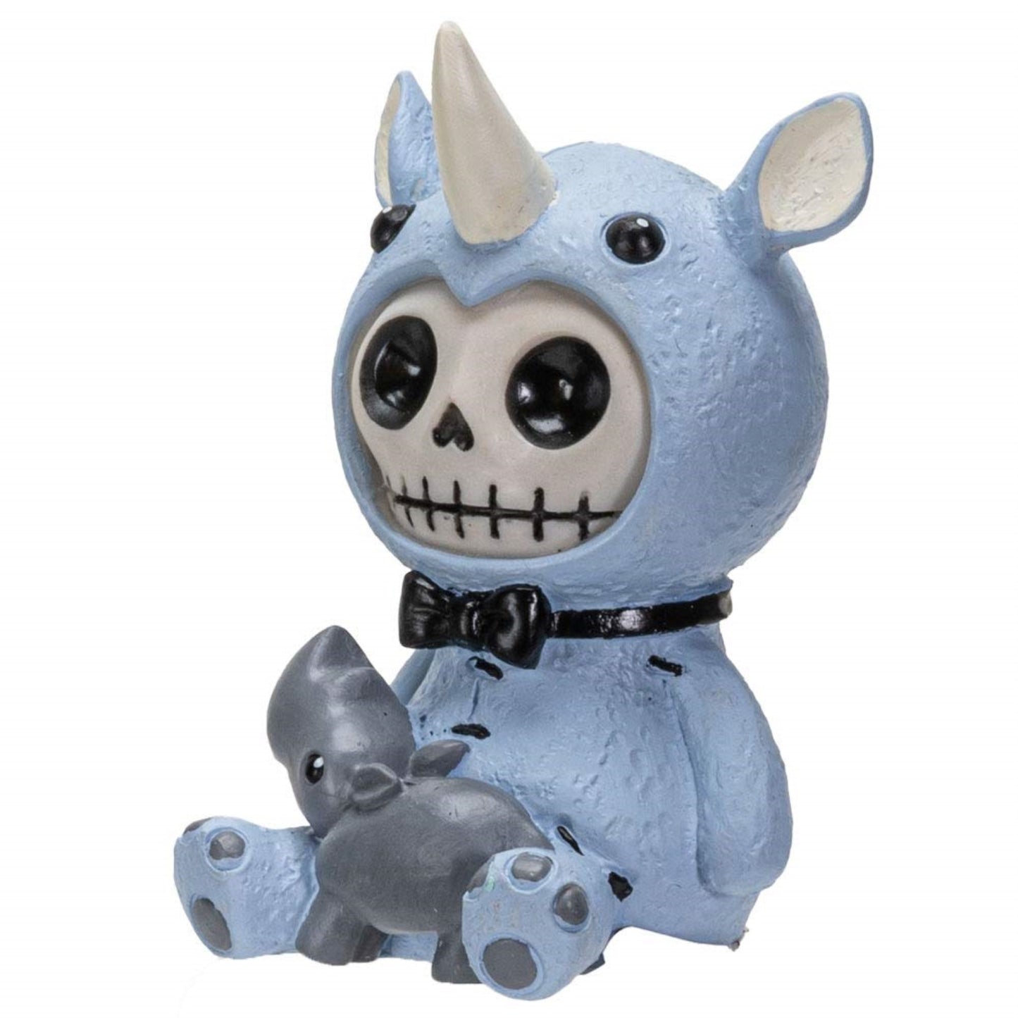 Furrybones Buster Skeleton in Rhinoceros Costume Figurine 3 inch